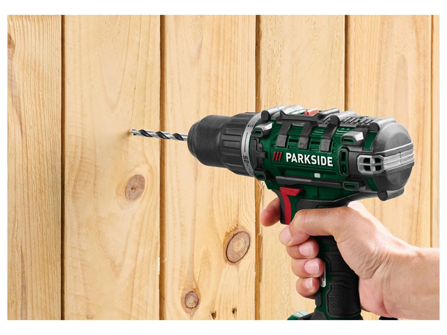 PARKSIDE Set perceuse-visseuse sans fil et accessoires + 2 Batteries + Chargeur, 20 V