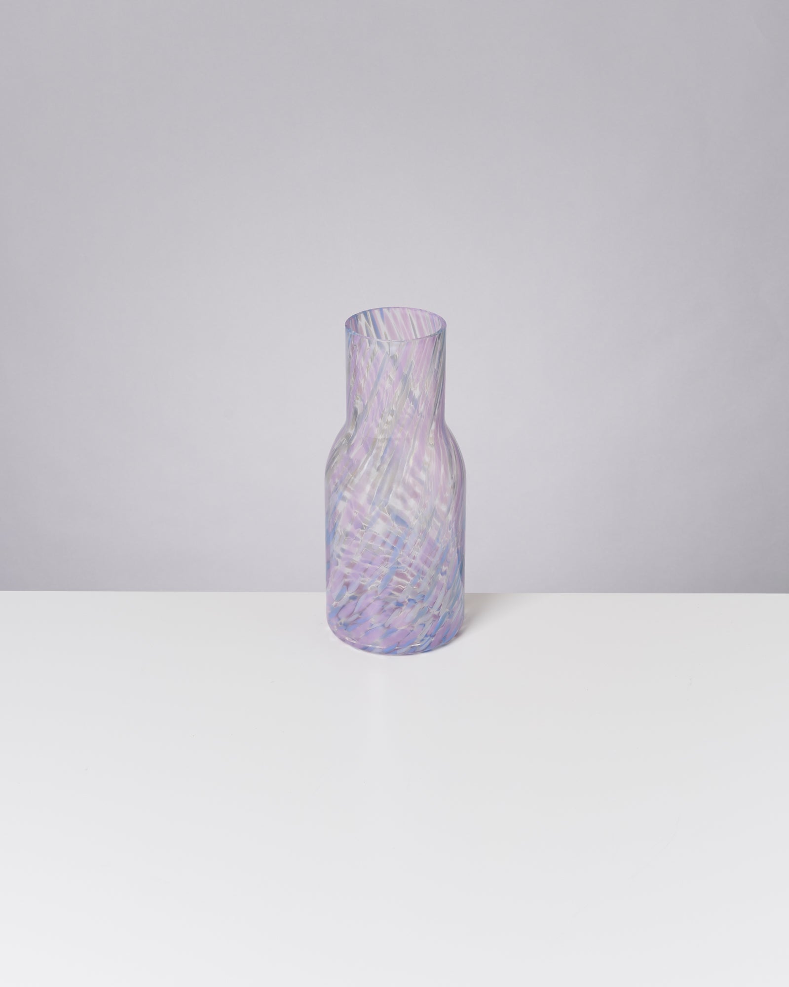 JOIA - GLASS CARAFE DROPS BLUE PURPLE