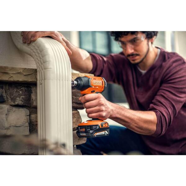 18V Cordless 8 Tool Combo Kit with (3) Batteries, Charger, and Bag with 18V Heat Gun Image 4