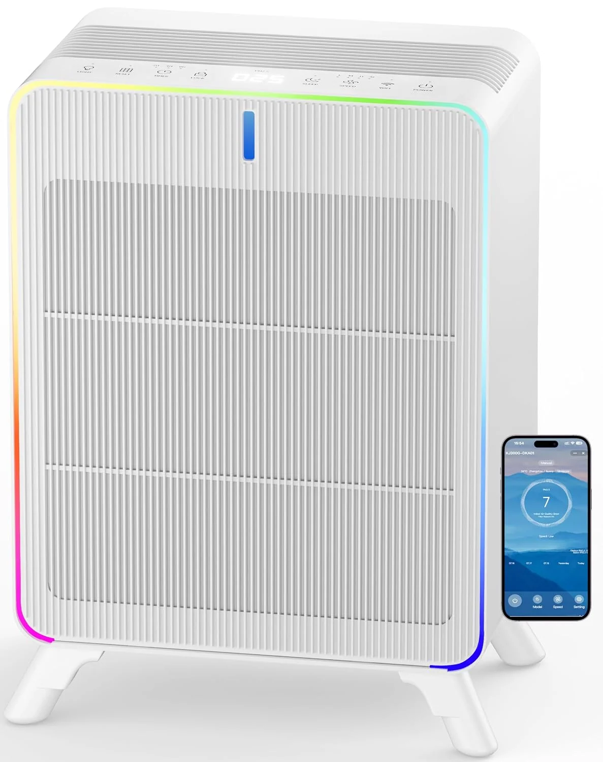 Smart Air Purifiers for Home Large Room Up to 2450Ft², APP Control,Bedroom