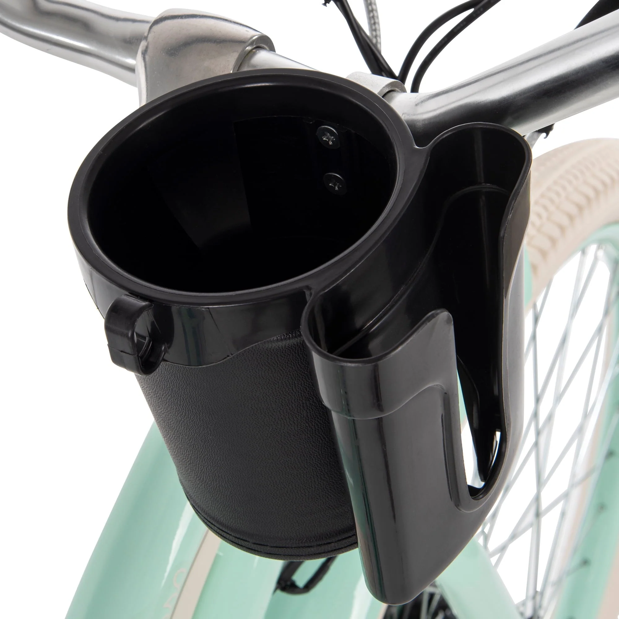 Nel Lusso 26 - Inch 7 - Speed Electric Cruiser Bike with Throttle, Mint Green, 36V, 350W, UL 2849 Compliant, by Huffy
