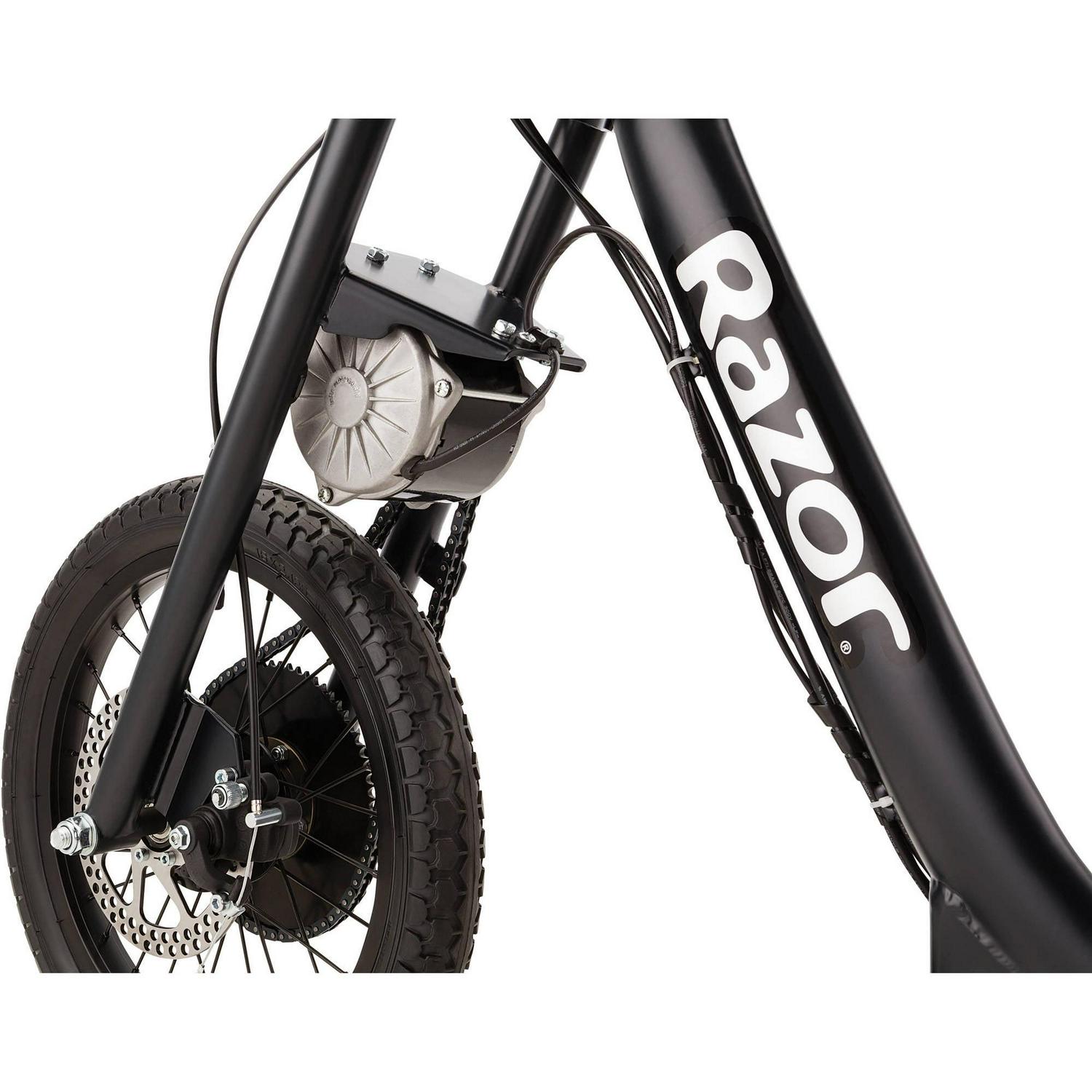 DXT Electric Drift Trike- Black. 36V Powered Ride-On with Adjustable Seat and Variable Speed - Image 10