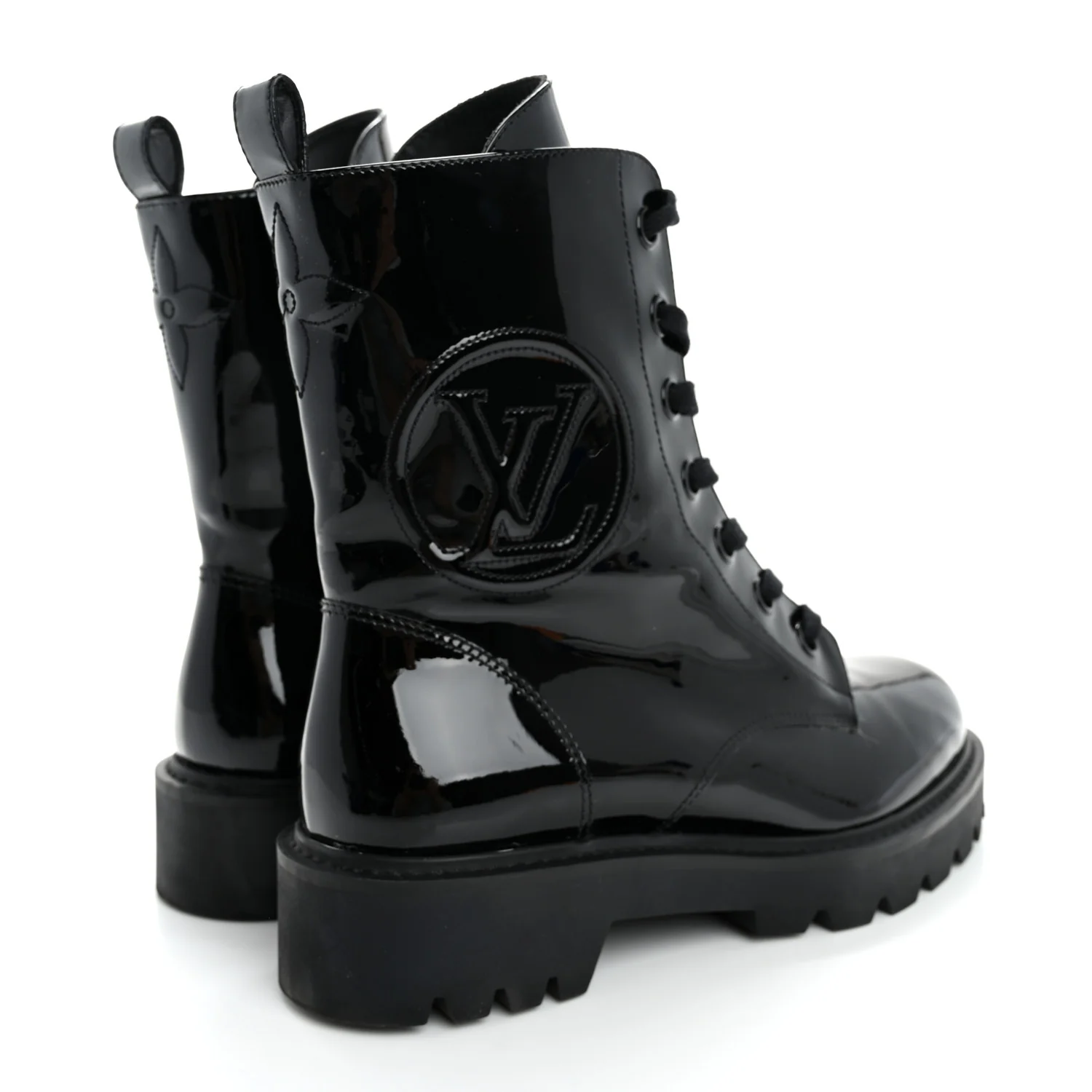 Patent Territory Flat Ranger Boots 38 Black