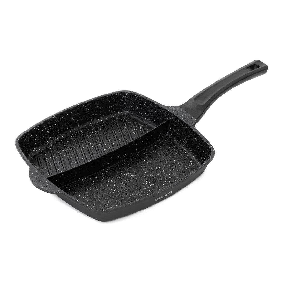 Patelnia LUCASO grillowa z przegródką 28cm