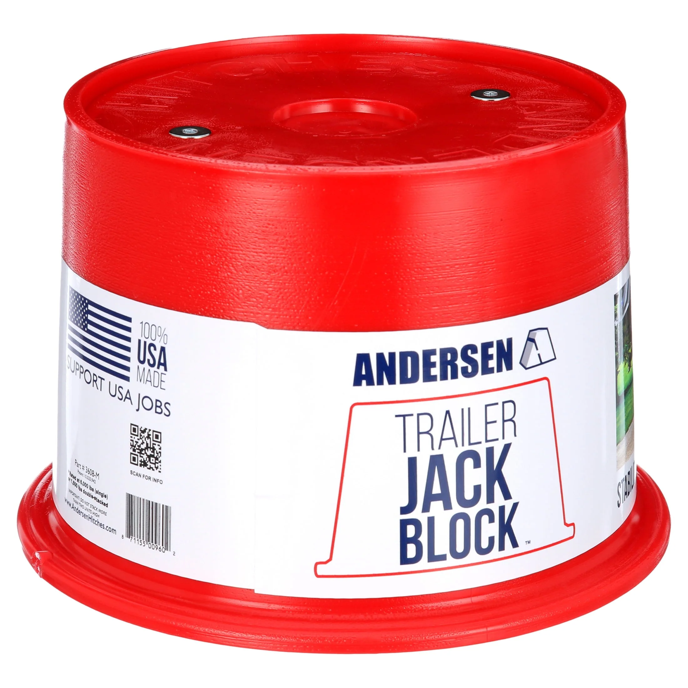 Andersen Manufacturing Trailer Jack Block with Magnets 3608 - M