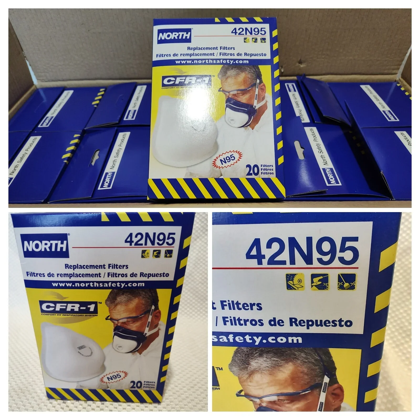 (Case of 200)??42N95 Filters | 4200 Half-Mask | North by Honeywell