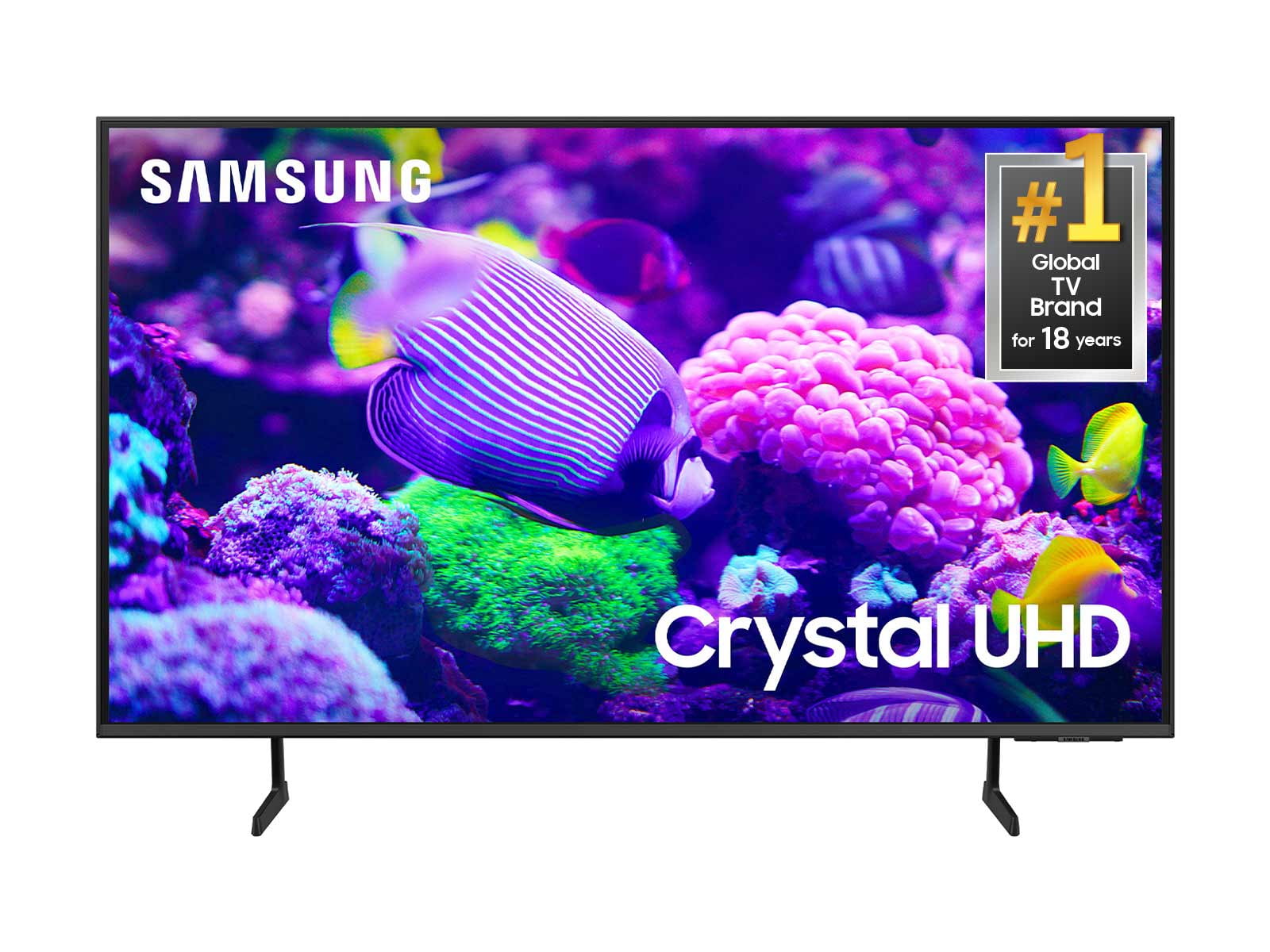 Téléviseur intelligent Samsung Crystal UHD 4K 85″ DU7200B avec PurColor, HDR et système d'exploitation Tizen – Modèle 2024