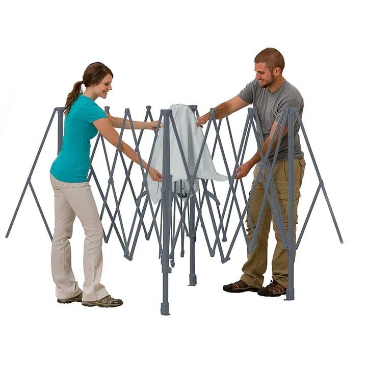 Ozark Trail 14' x 14' Instant Lighted Canopy for Camping Image 6