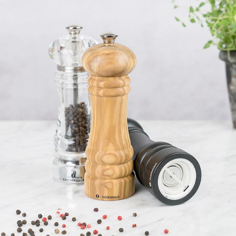 Berlin pepperkvern 18 cm oliventre