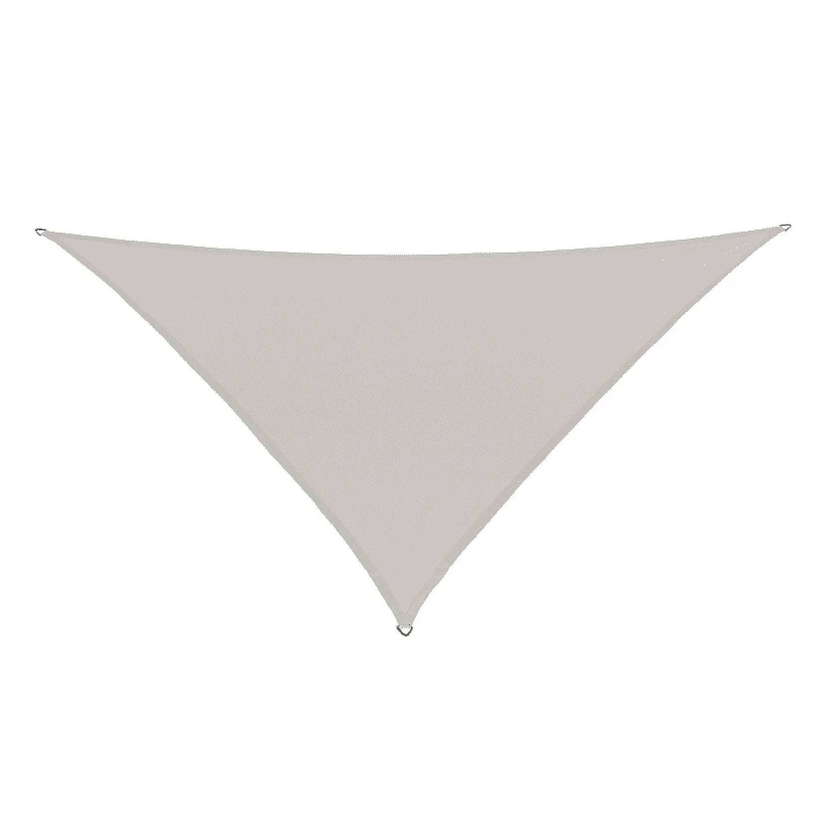 Coolaroo Premium Outdoor Sun Shade Sail with Hardware Kit 95% UV Block Protection for Backyard, Garden, Patio, 16'5 Triangle, Stone