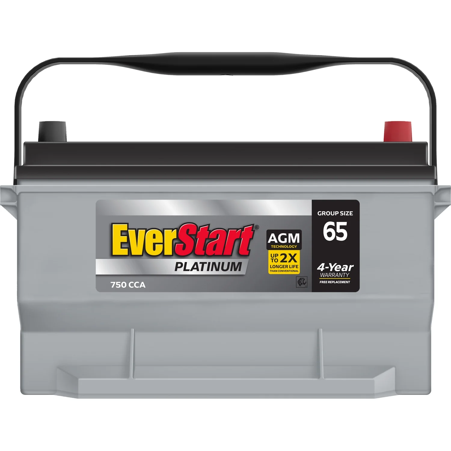Platinum AGM Automotive Battery, Group Size 65 12 Volt, 750 CCA - Image 3