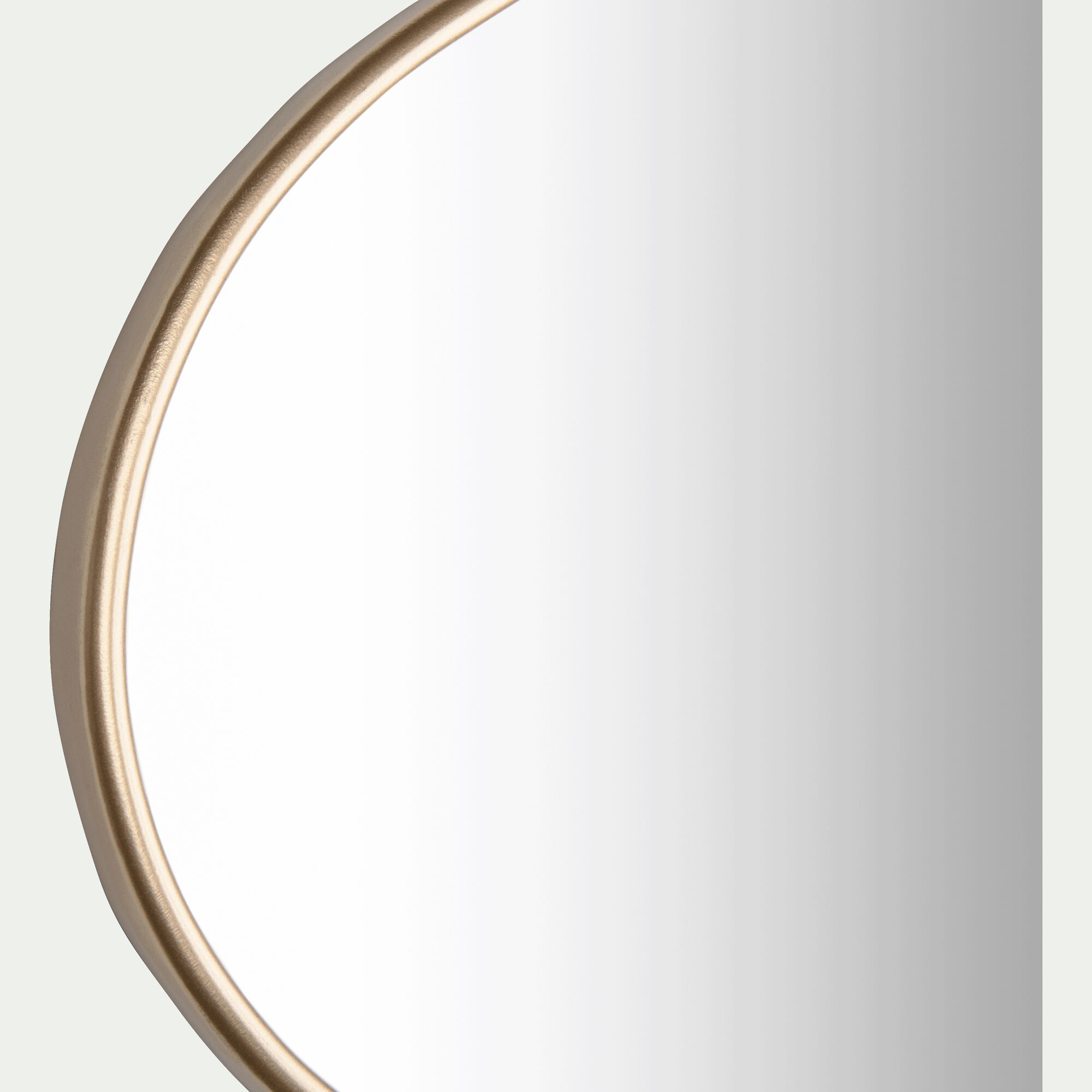 TIBRE - Miroir en bois H75xl60cm - doré