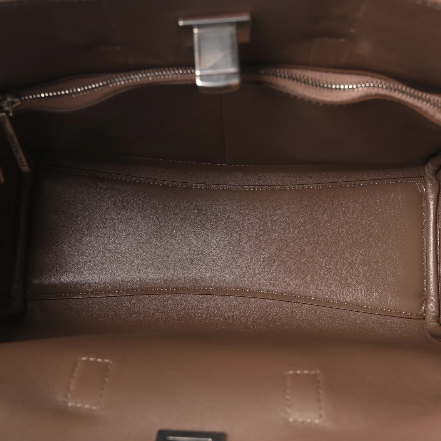 Smooth Calfskin Small Bel Air Carry All Bag Taupe