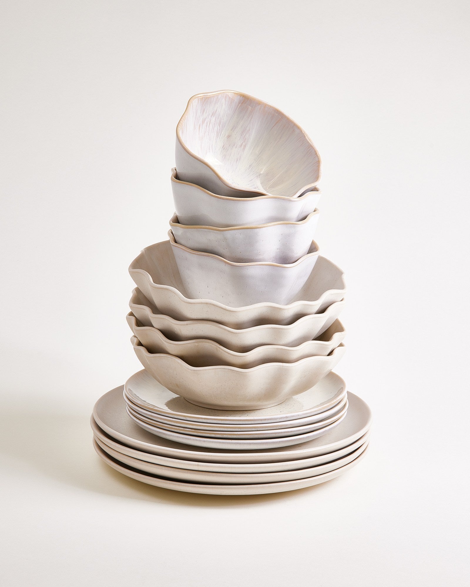 TABLEWARE SET SAND DREAMS SAND 16 PIECES