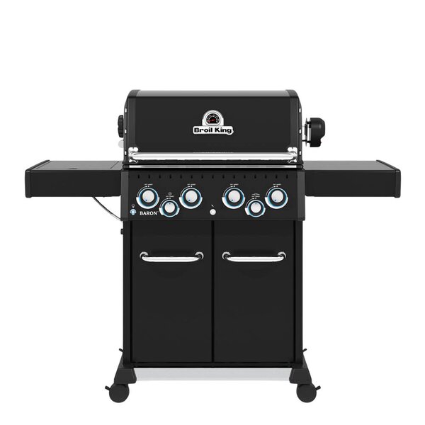 Baron 490 Shadow gassgrill med rotisseri og sidebrenner