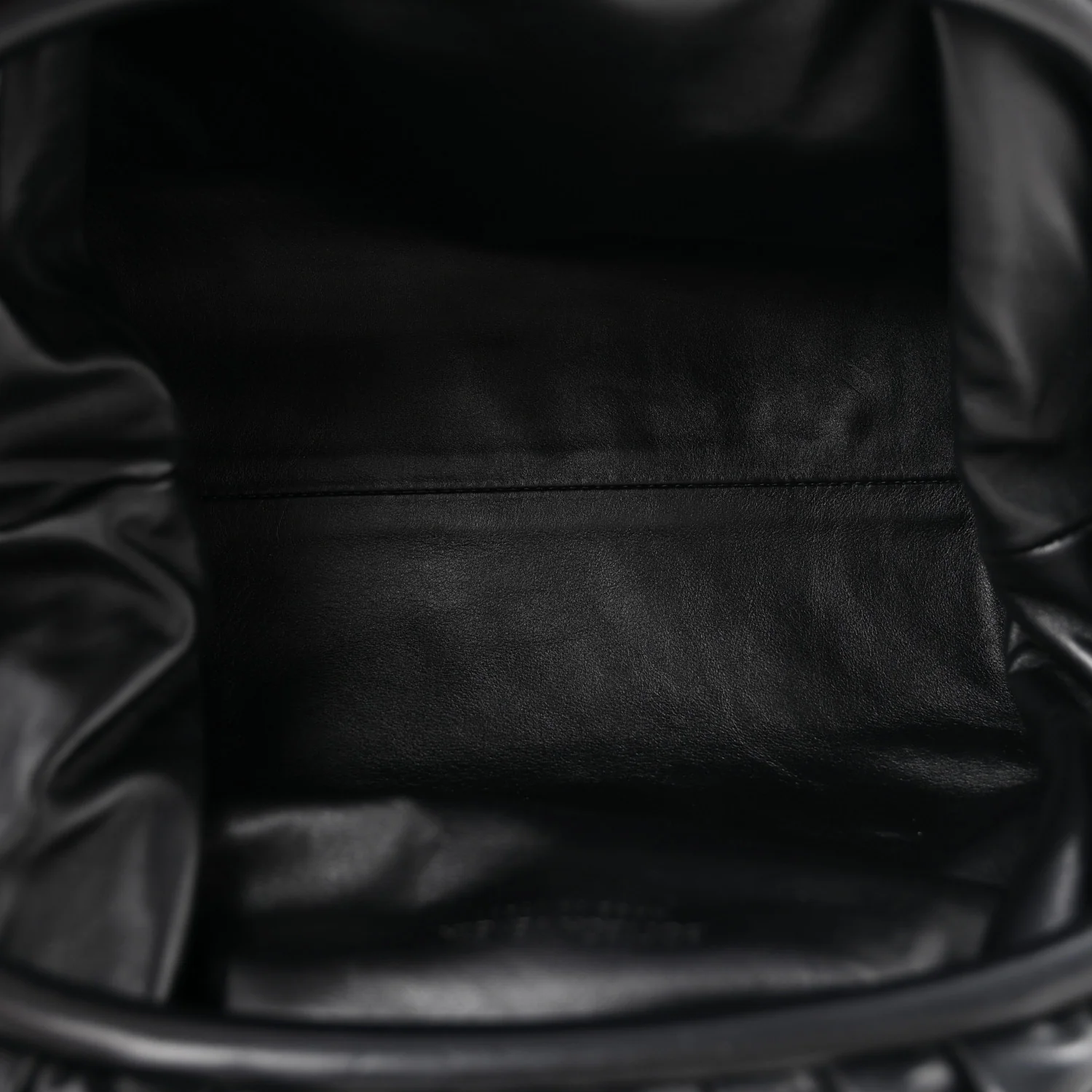Smooth Butter Calf The Pouch Oversized Clutch Black
