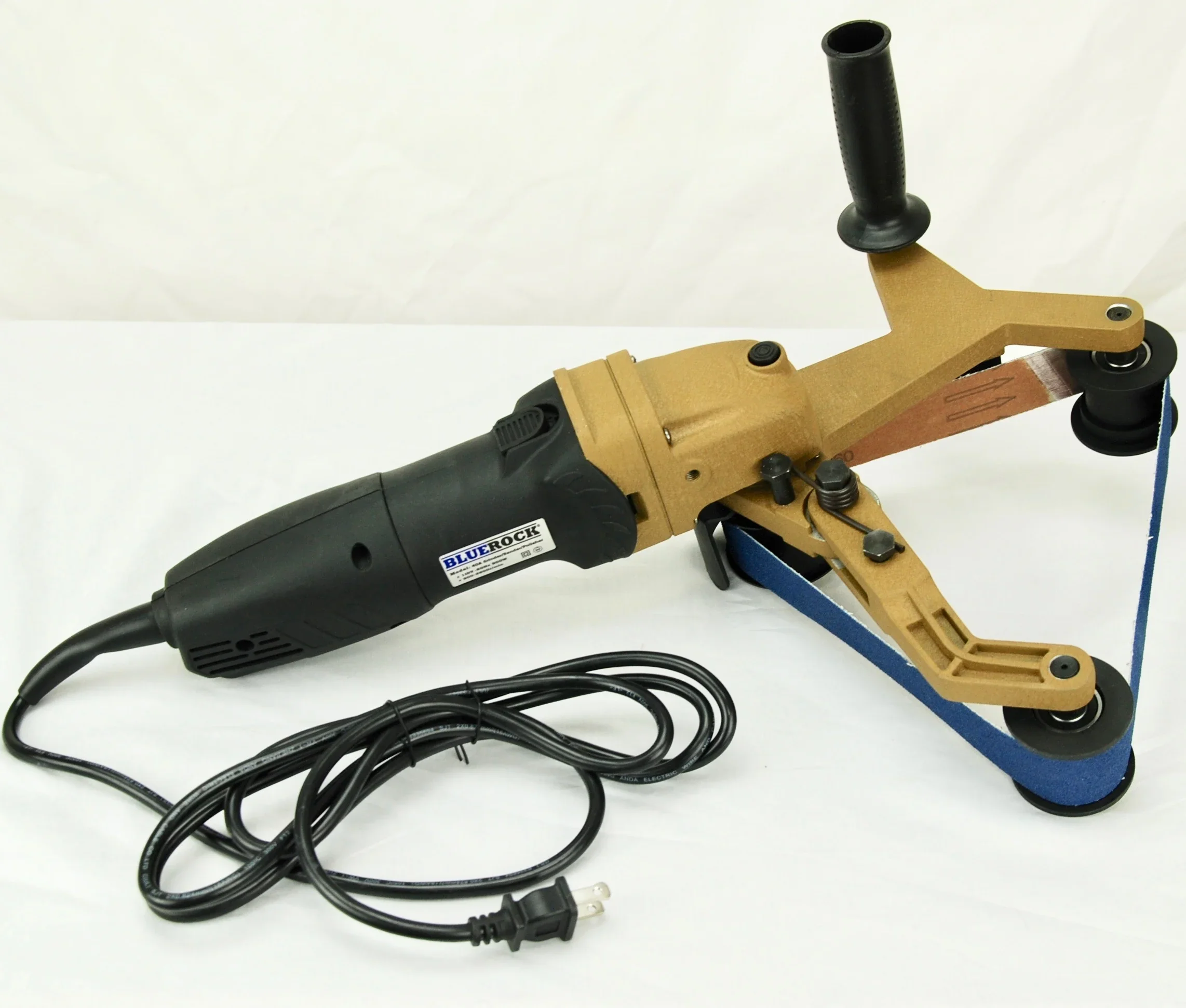 BLUEROCK  40A & 50 Belts Pipe Polisher Belt Sander (Belts fit Metabo) handrail pool fence exhaust stainless boat railing