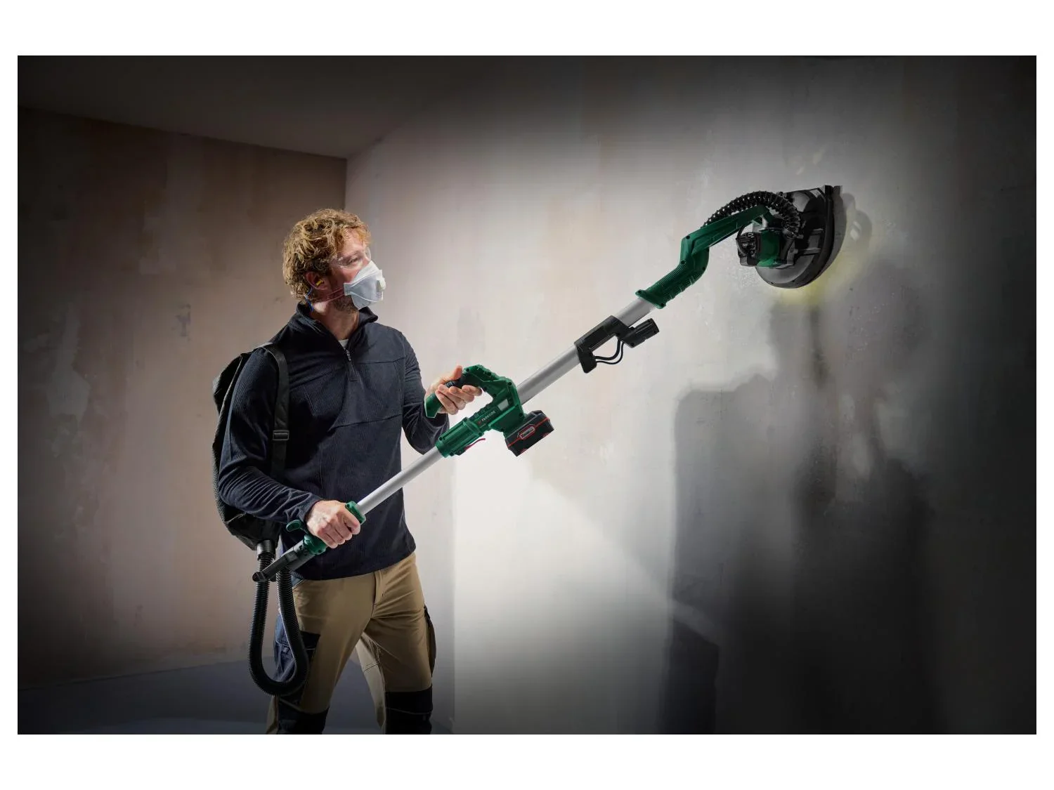 PARKSIDE Ponceuse mur et plafond sans fil, PWDSA 20-Li A1, 20 V