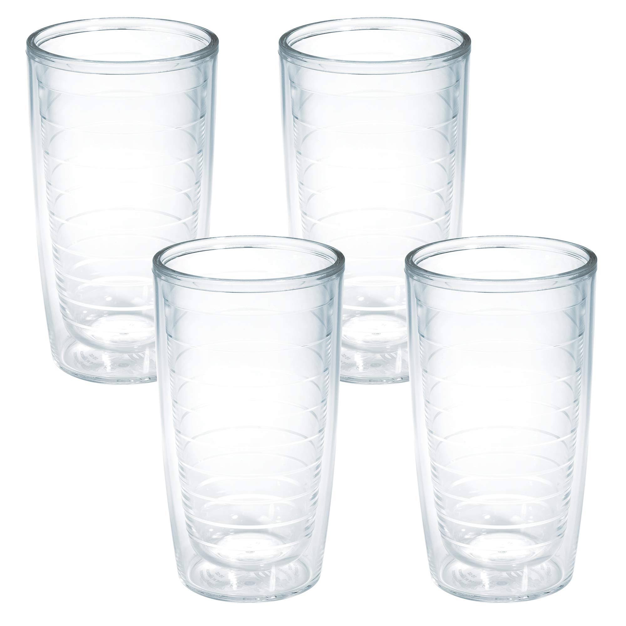Tervis 16oz Clear Tumbler 4 Pack