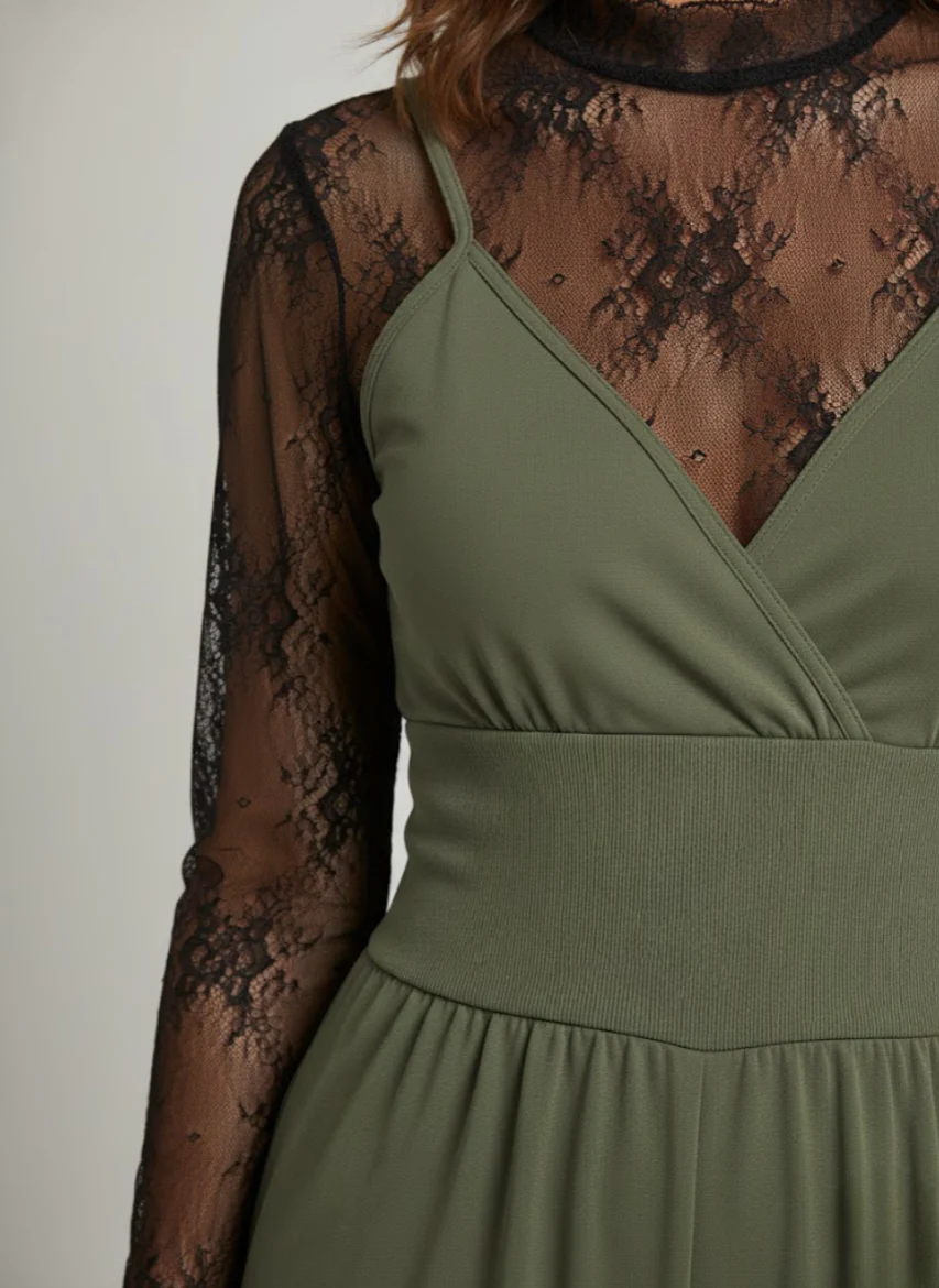 Solène | Ensemble combinaison élégant dentelle moderne