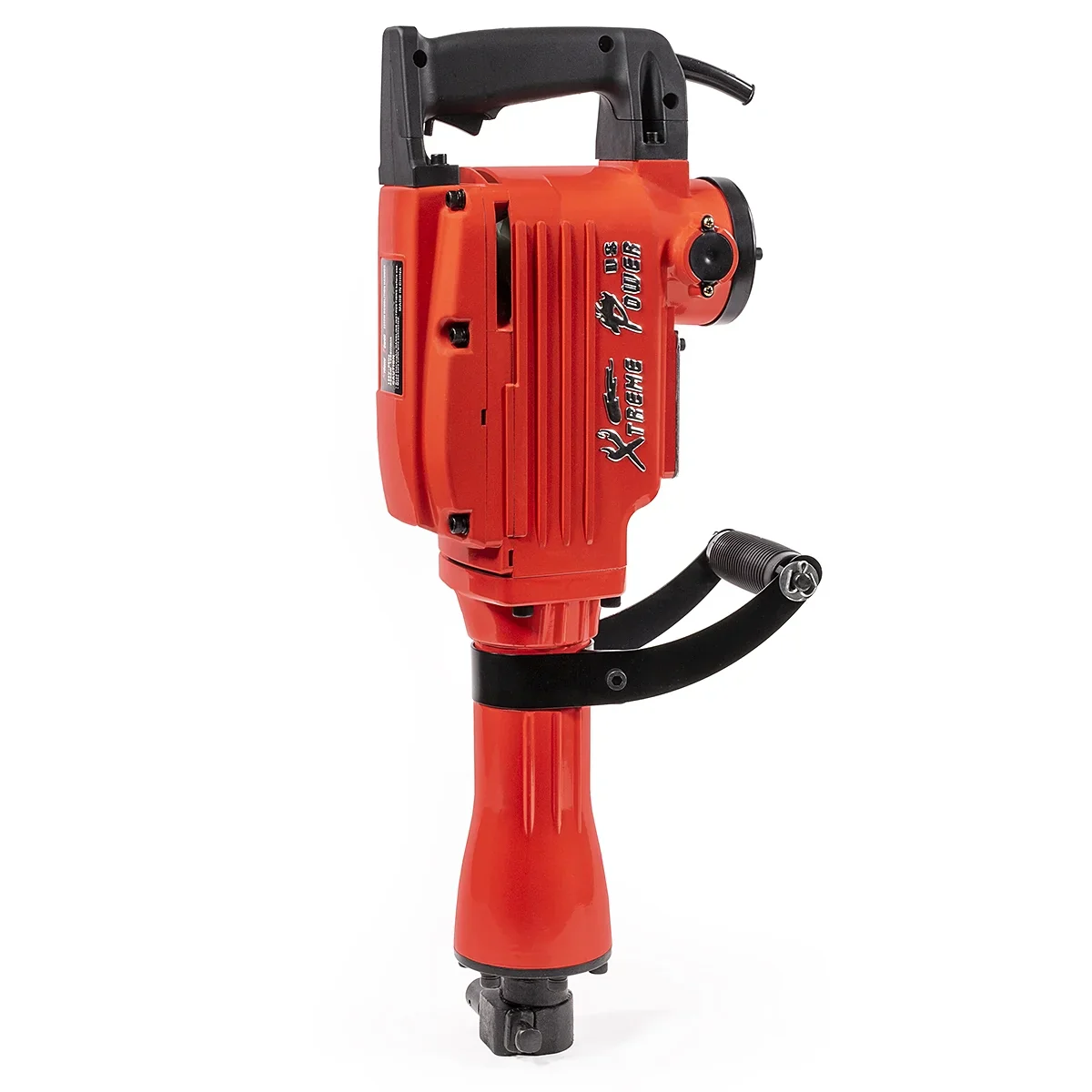 XtremepowerUS Demolition Jack Hammer Heavy Duty, 3600W Electric Jackhammer 1900BPM Power Drill Concrete Breaker Bar Point & Chisel Bits Chisel Set