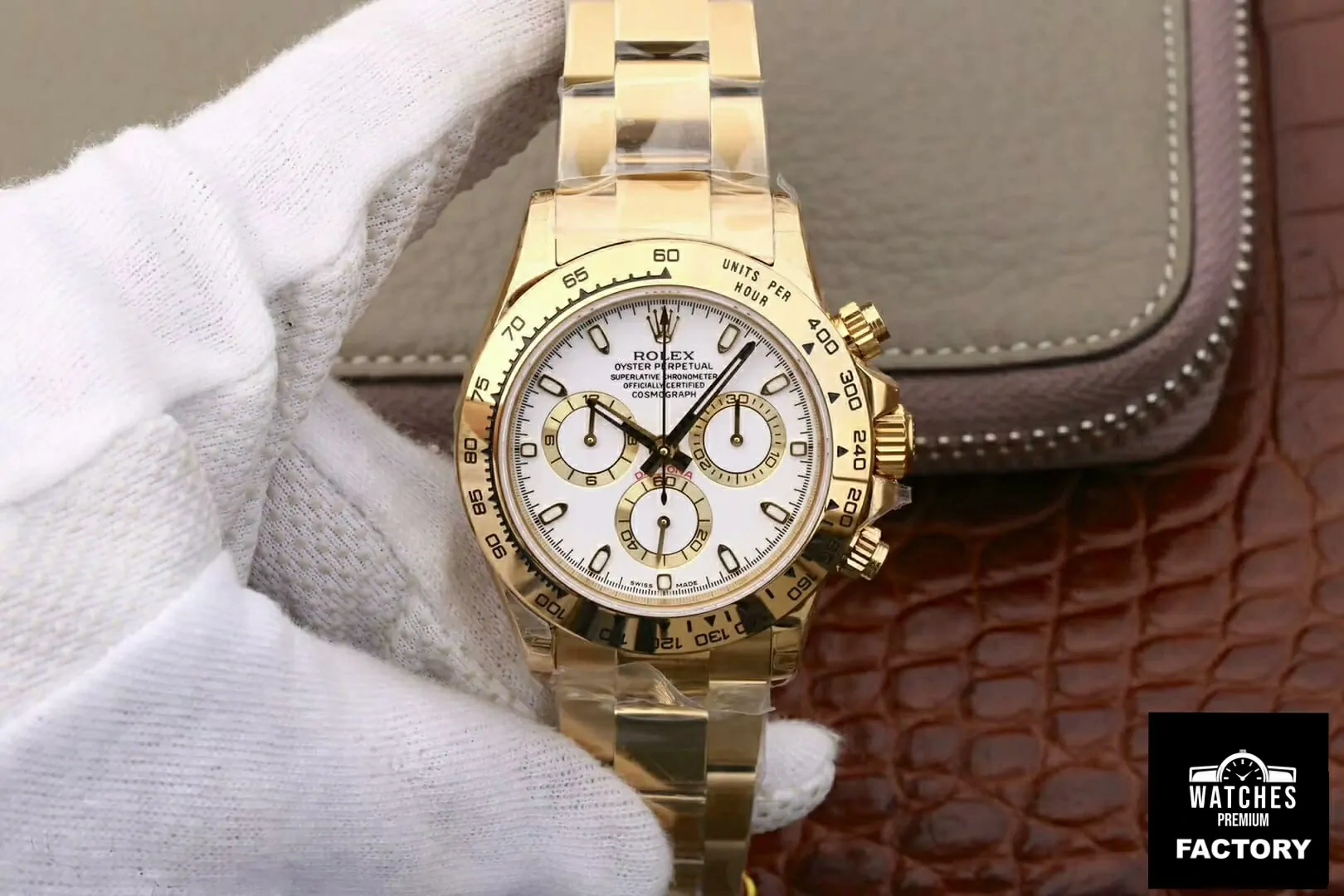Rolex Daytona Cosmograph M116508-0001 JH Factory Gold Case