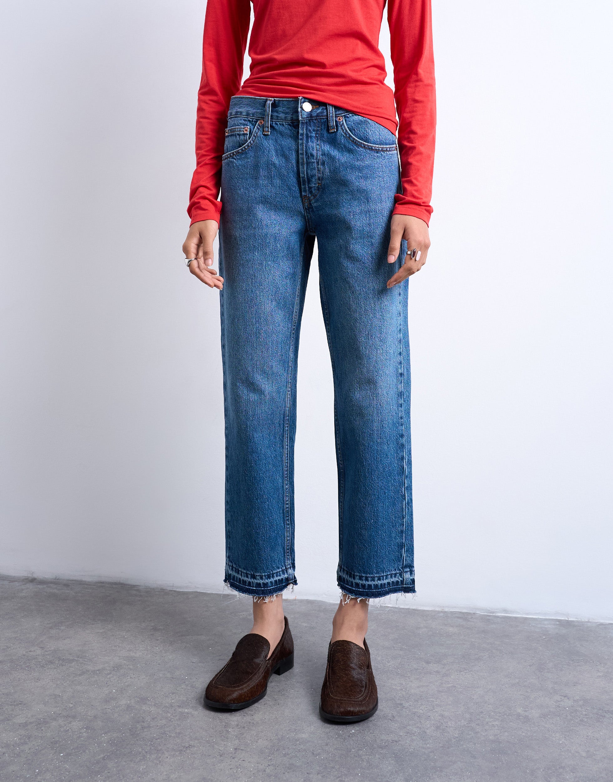 VERO MODA® TSRUNWAY Mid rise Straight Fit Jeans