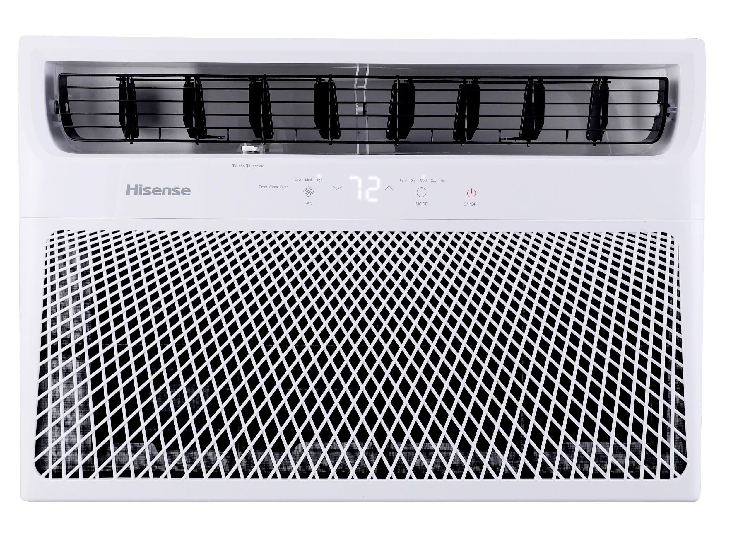 Hisense 1500-sq ft Window Air Conditioner with Heater (230-Volt; 24000-BTU) in White | AW2422DR3W