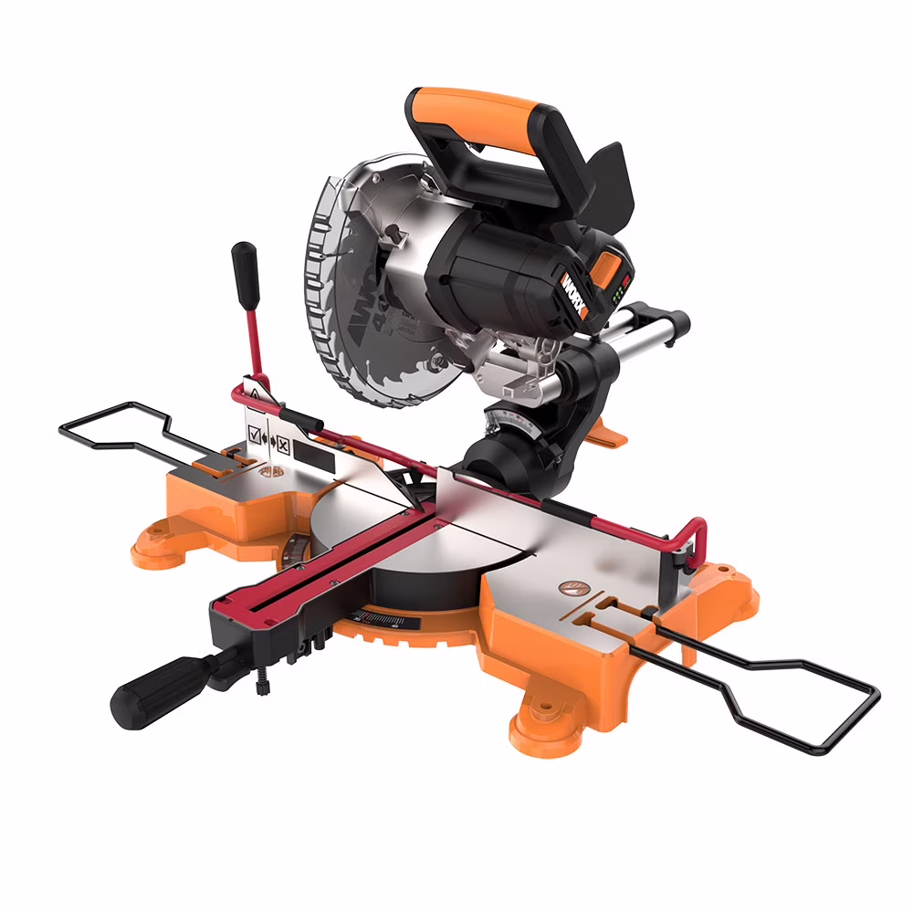 WX845L 20V Power Share 7.25" Cordless Sliding Compound Miter Saw (Battery Charger Included)