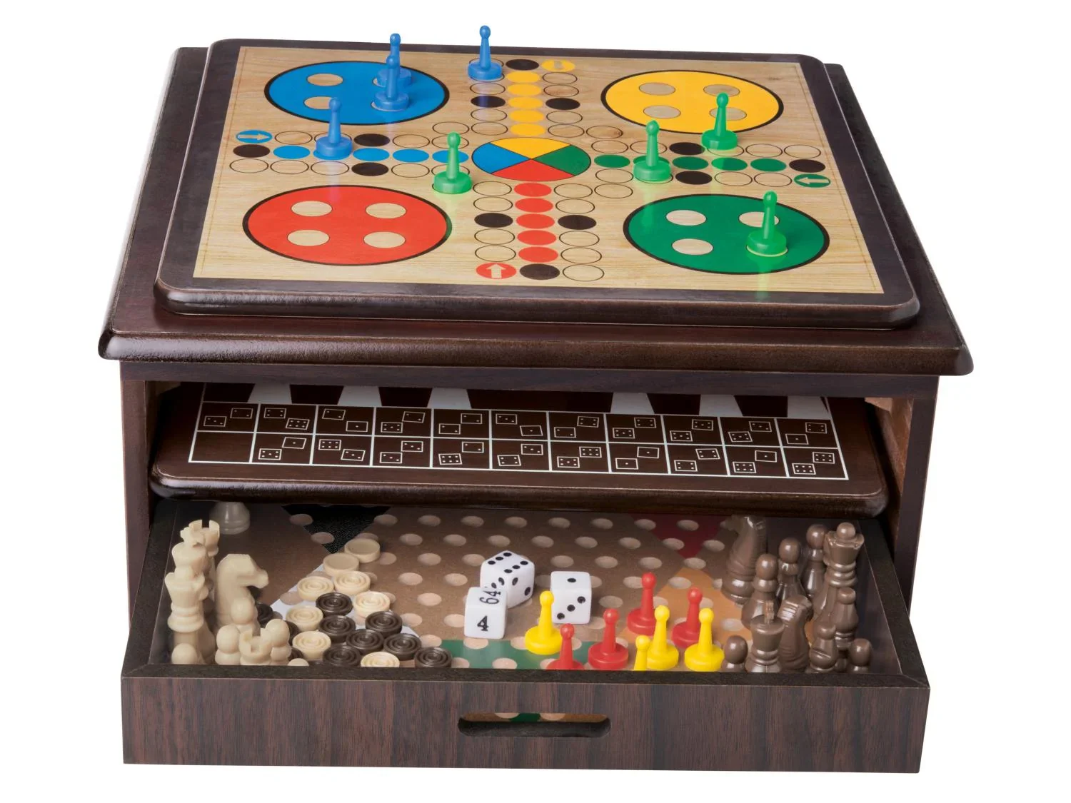 Playtive Coffret de 10 jeux en bois