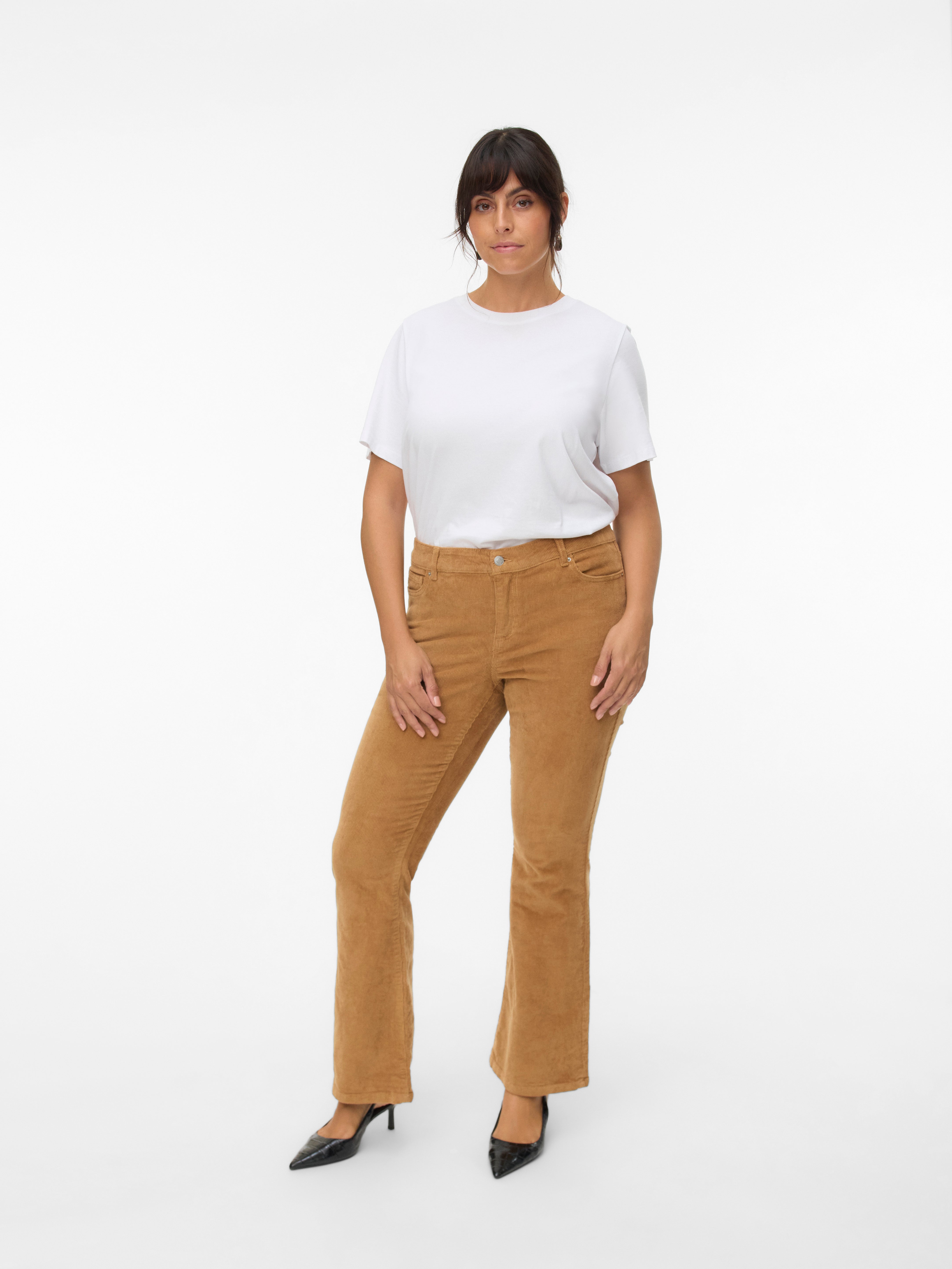VERO MODA® VMCSIRI Mid rise Corduroy Trousers
