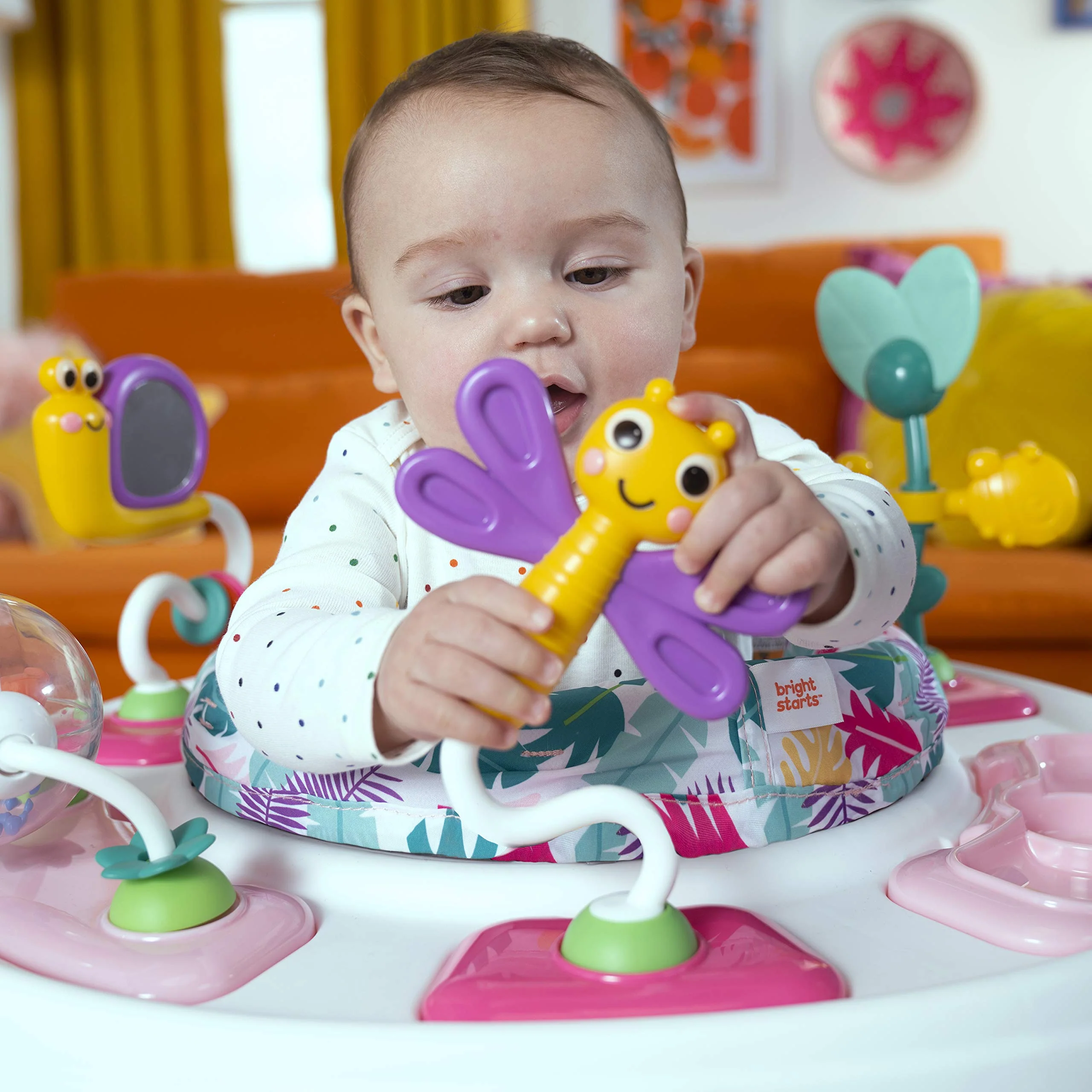 Bright Starts Bounce Bounce Baby 2-in-1 Activity Jumper & Table