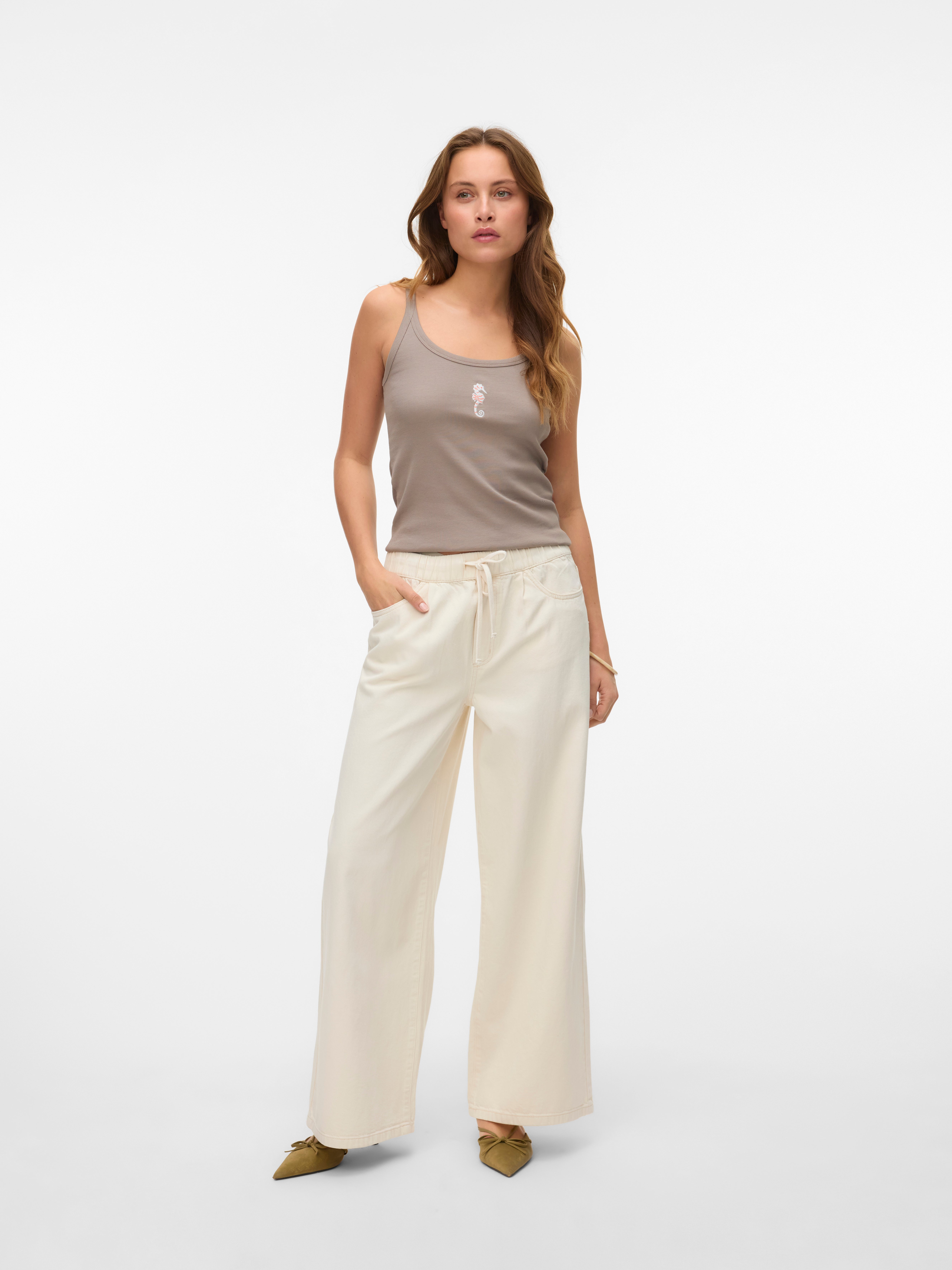 VERO MODA® VMVALERIA Mid rise Wide Leg Fit Jeans
