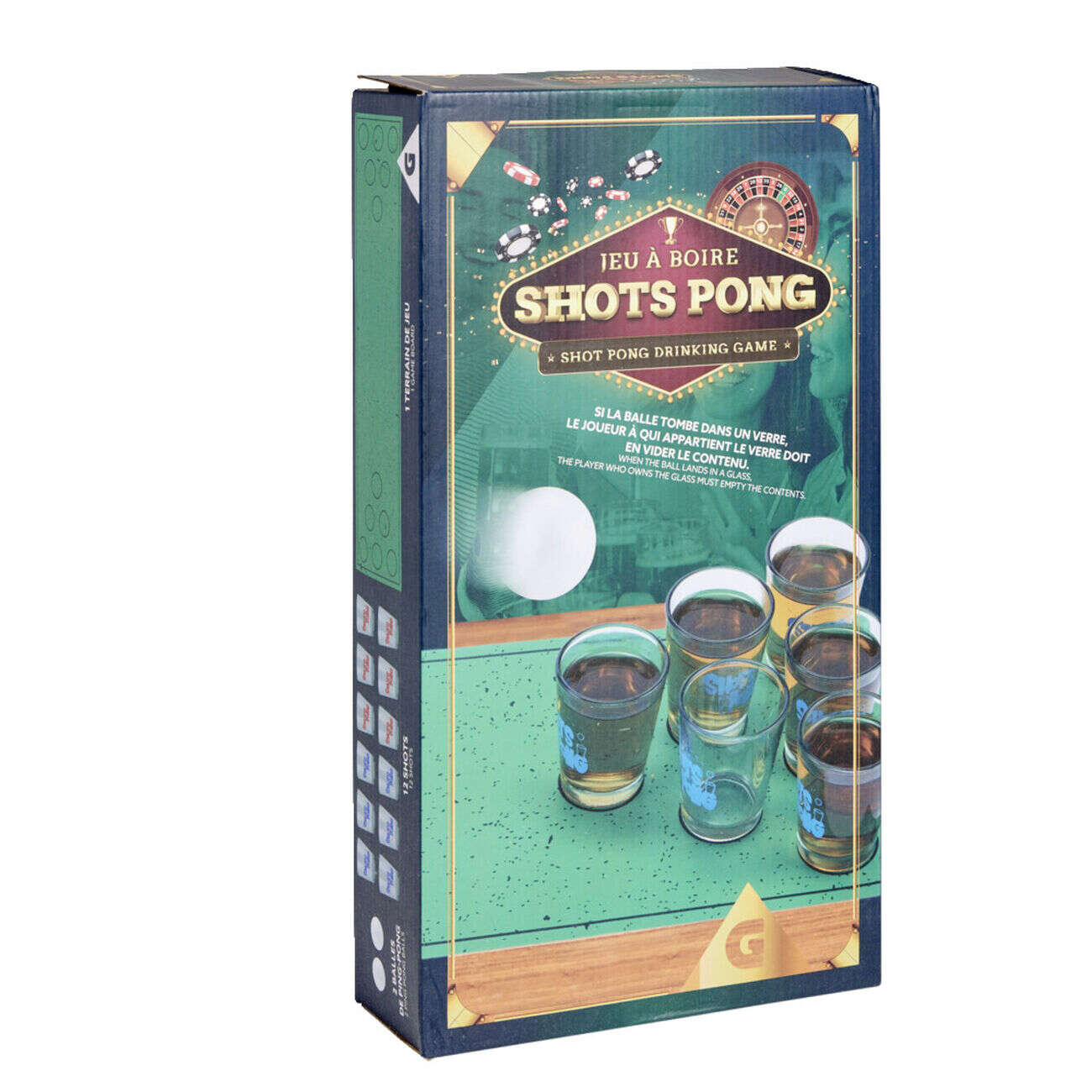 Jeu à boire Shots Pong