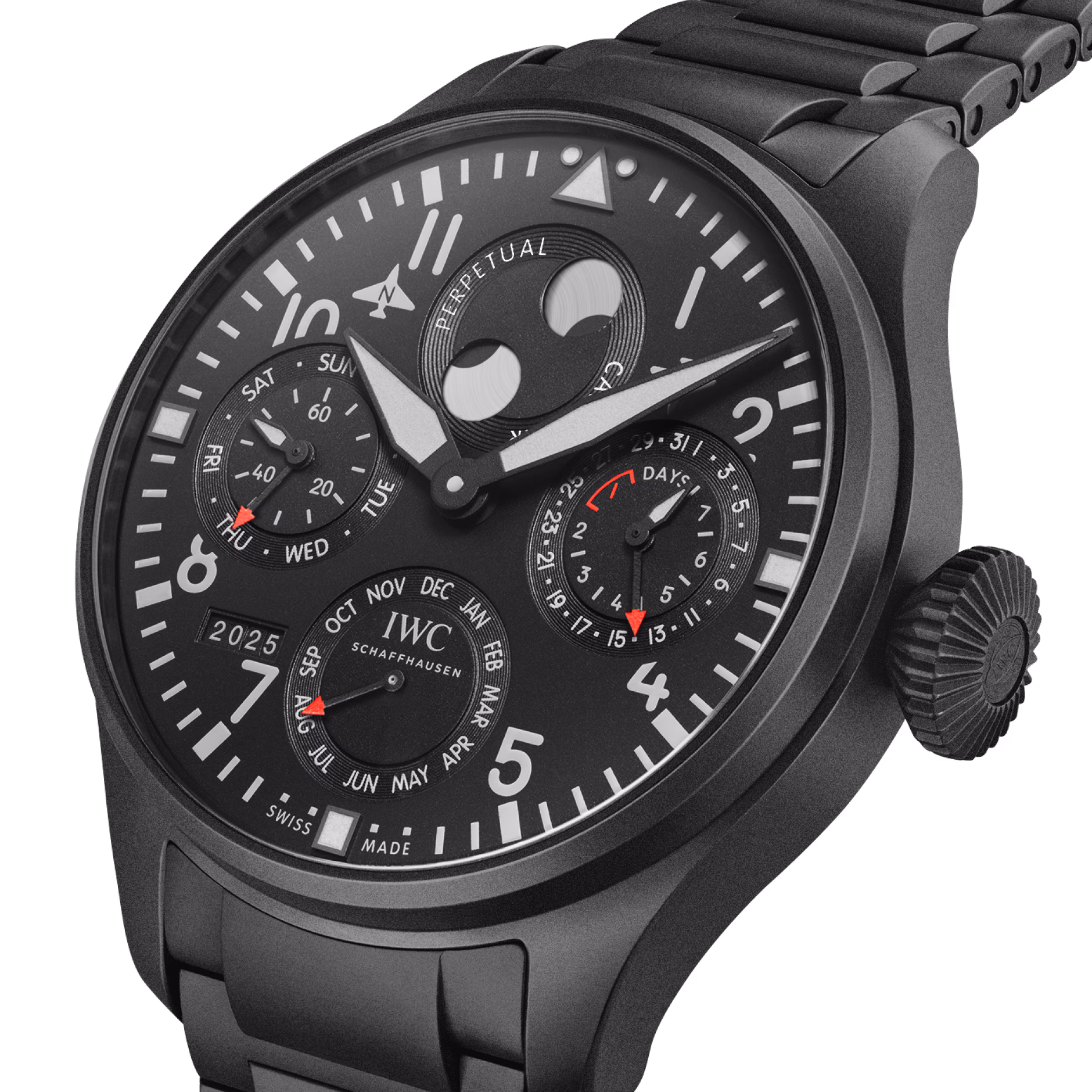 【Super Clone】IWC Big Pilot's Watch Top Gun Ceratanium 46mm IW503604