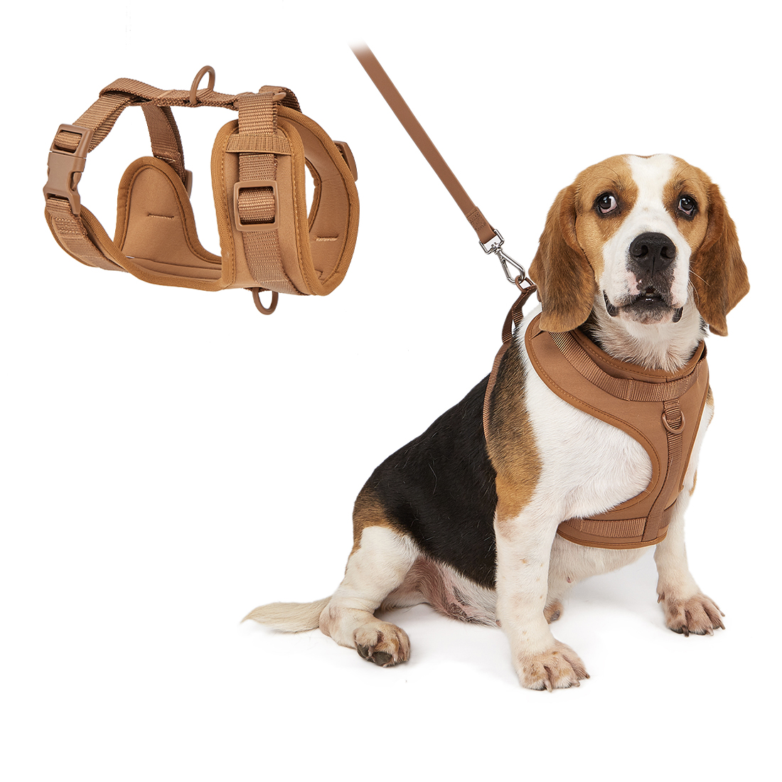 6-Color Adjustable Pet Collar Vest Comfortable Harness for Dogs and Cats with Easy-to-Fit Chest Straps