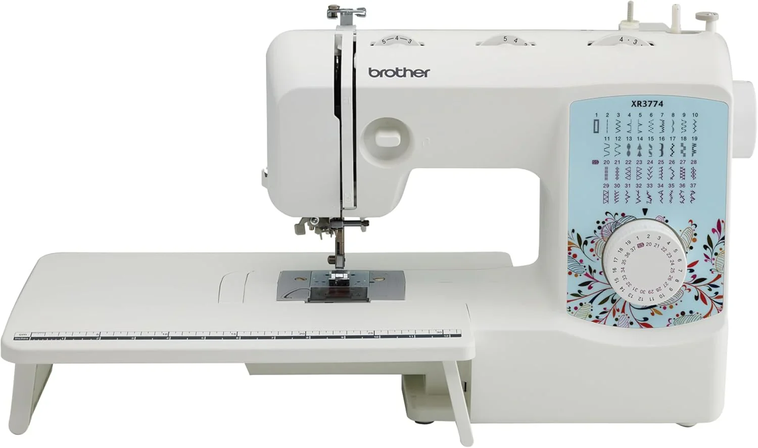 Machine à coudre et à quilter XR3774, 37 points intégrés, 8 pieds-de-biche inclus