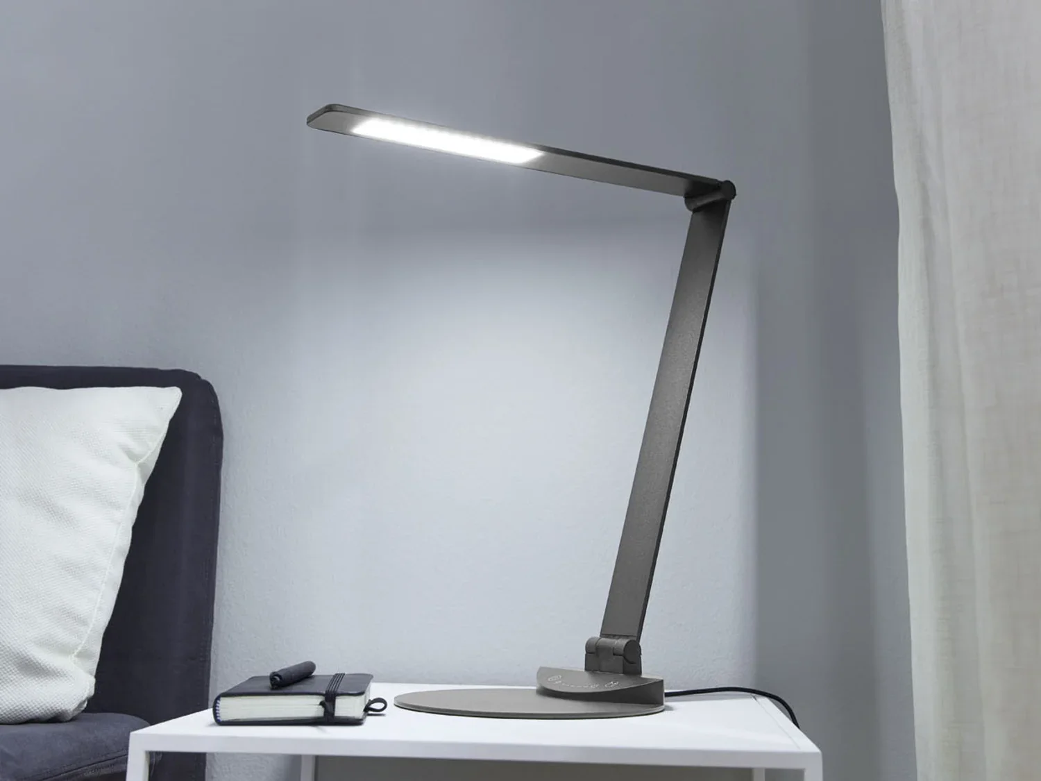 LIVARNO home Lampe de bureau LED avec bras flexible, 6,5 W
