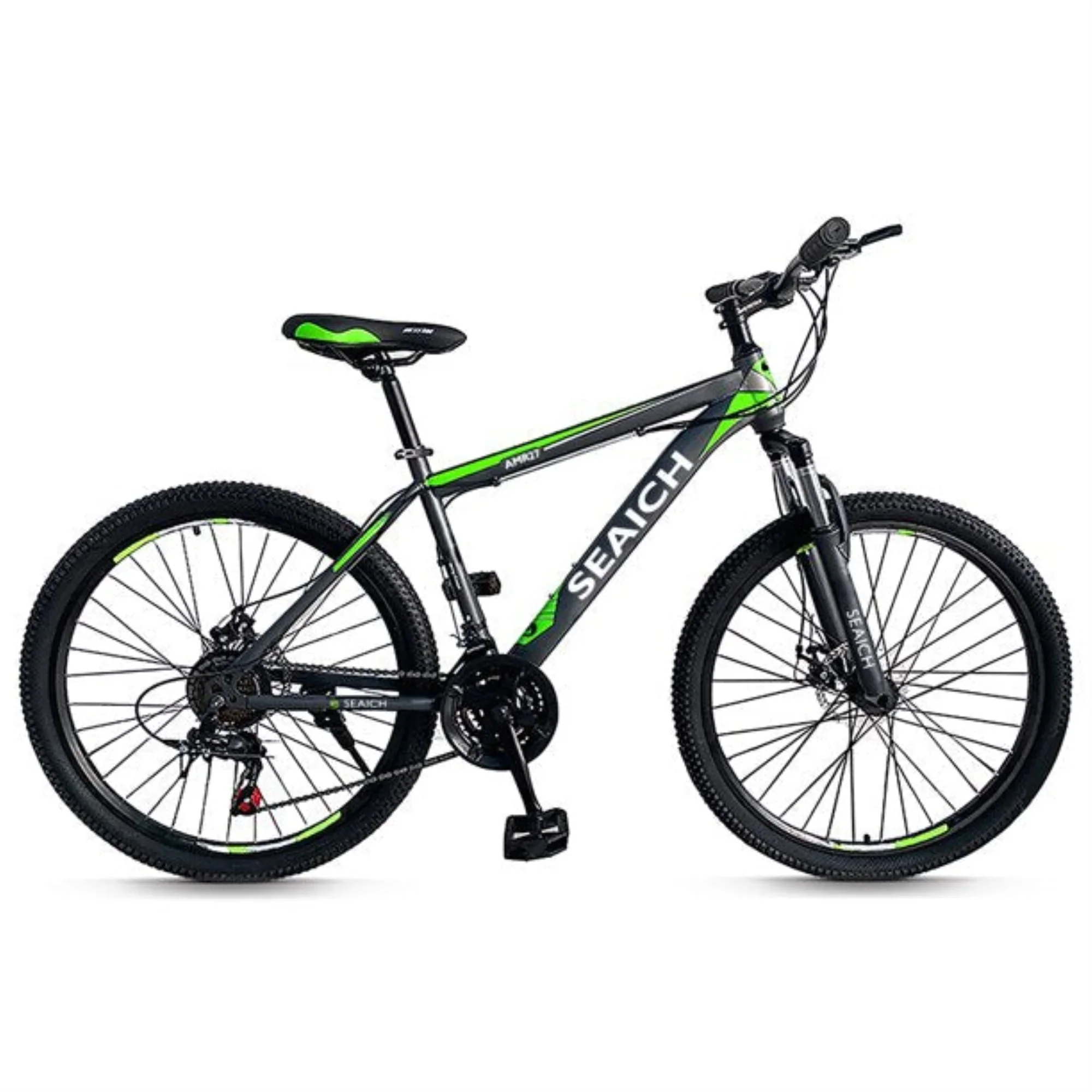 Adult Green Bike SEAICH AMR 29 Wheel Mountain Bike 26 - 29 Wheel Options