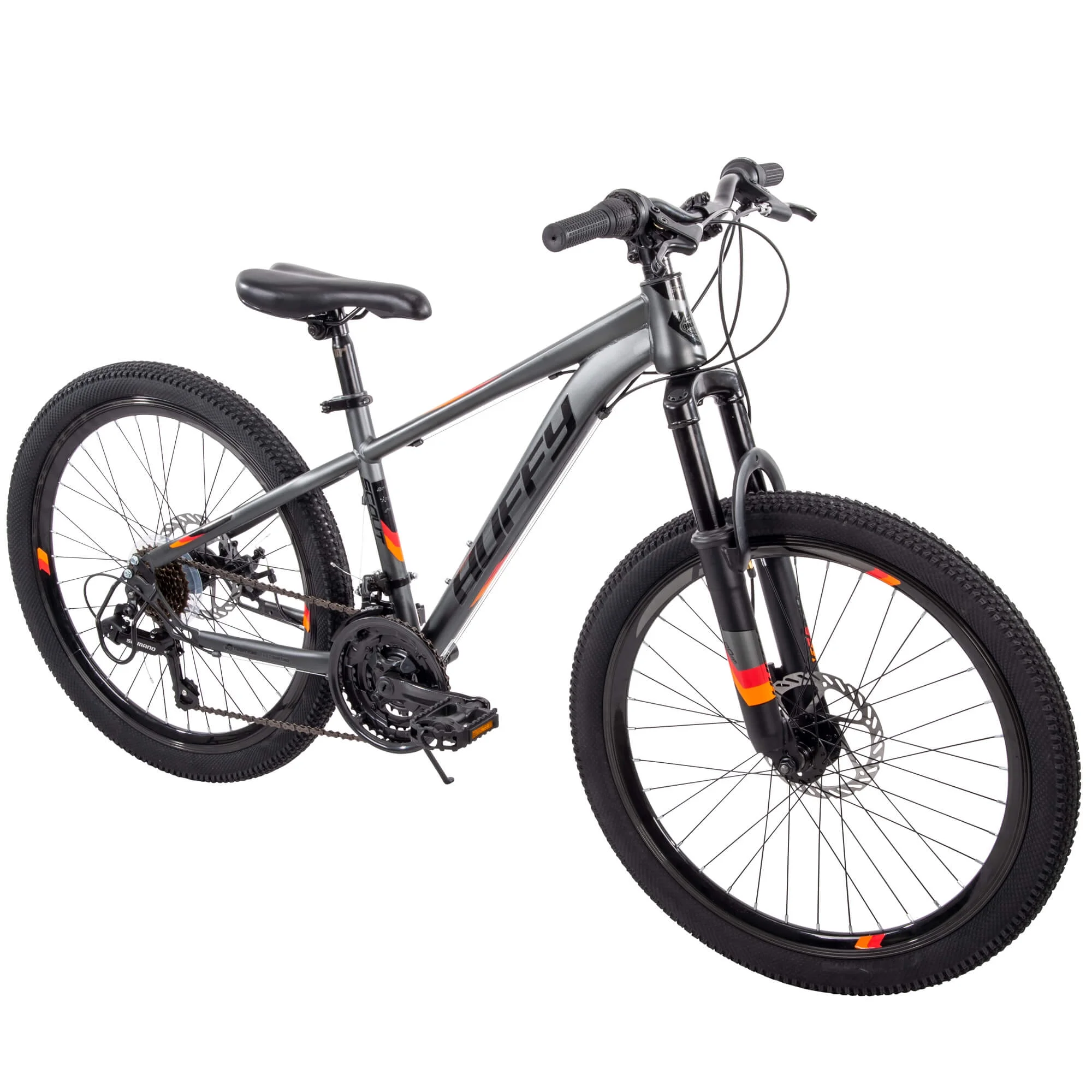 24" Scout Boys' Hardtail 21 Speed Mountain Bike with Disc Brakes