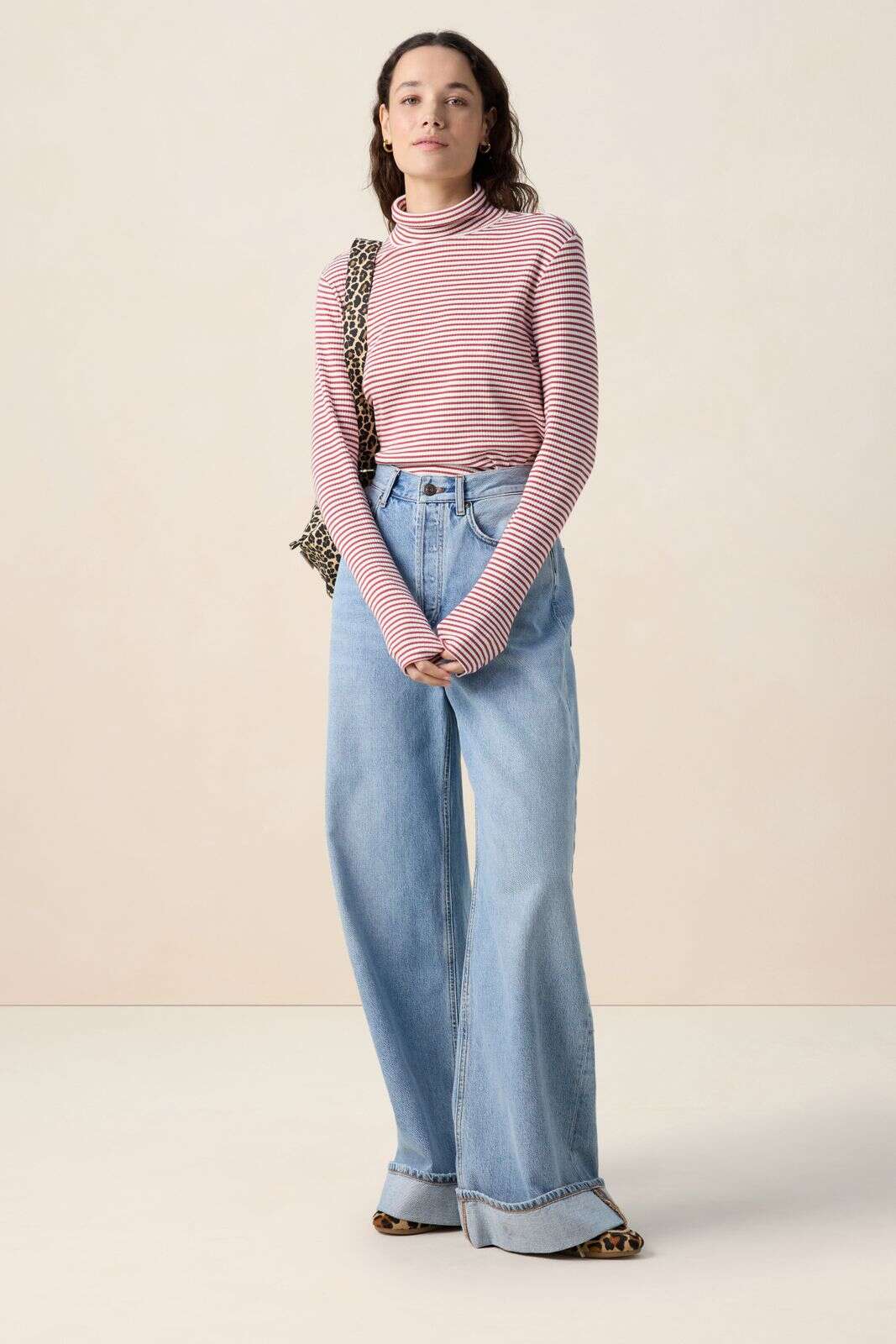 Donkerrode gestreepte coltrui