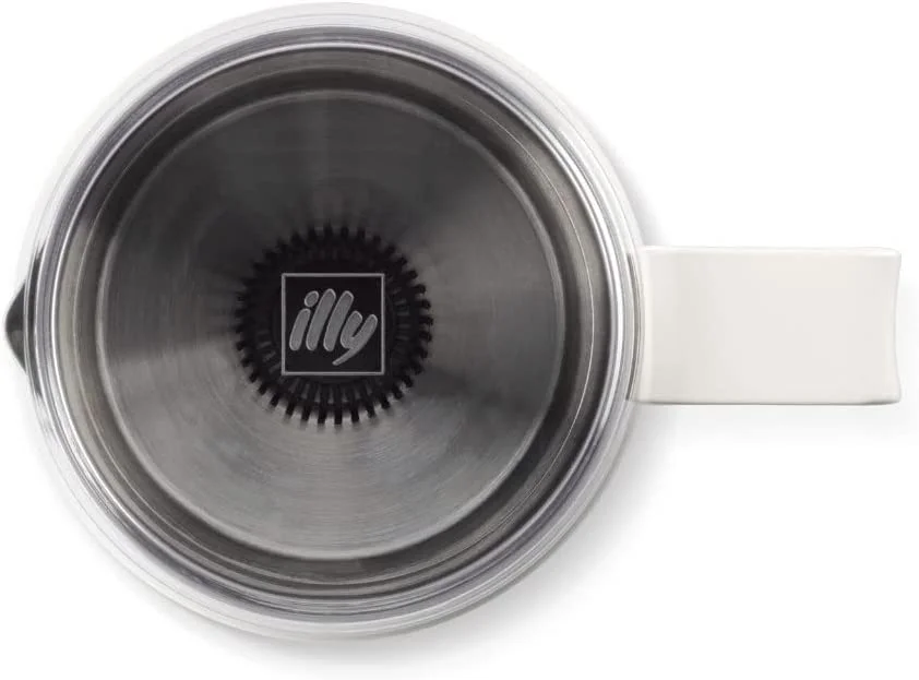 Illy Electric Milk Frother - Black & Stainless Steel