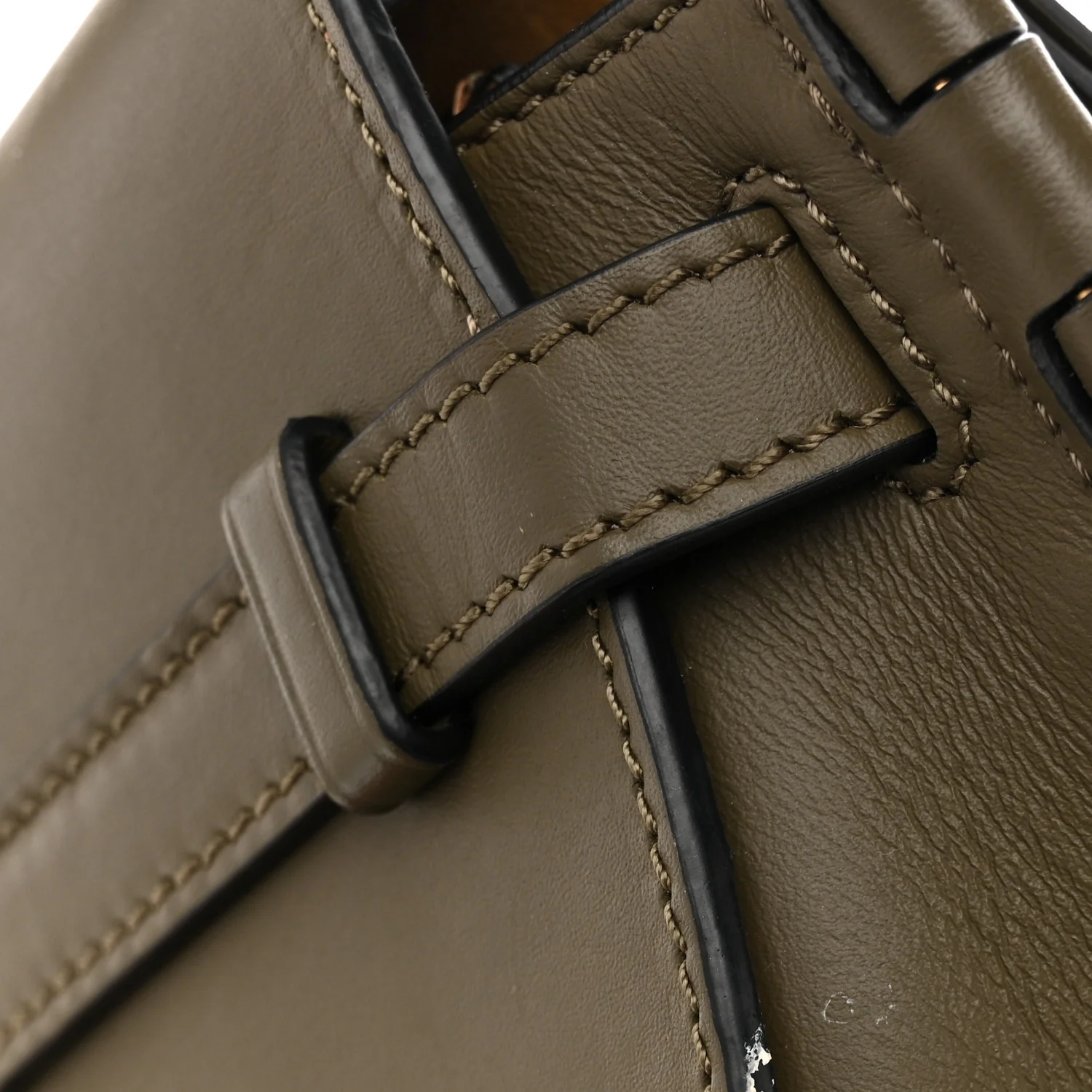 Calfskin Jacquard Mini Gate Dual Bag Autumn Green