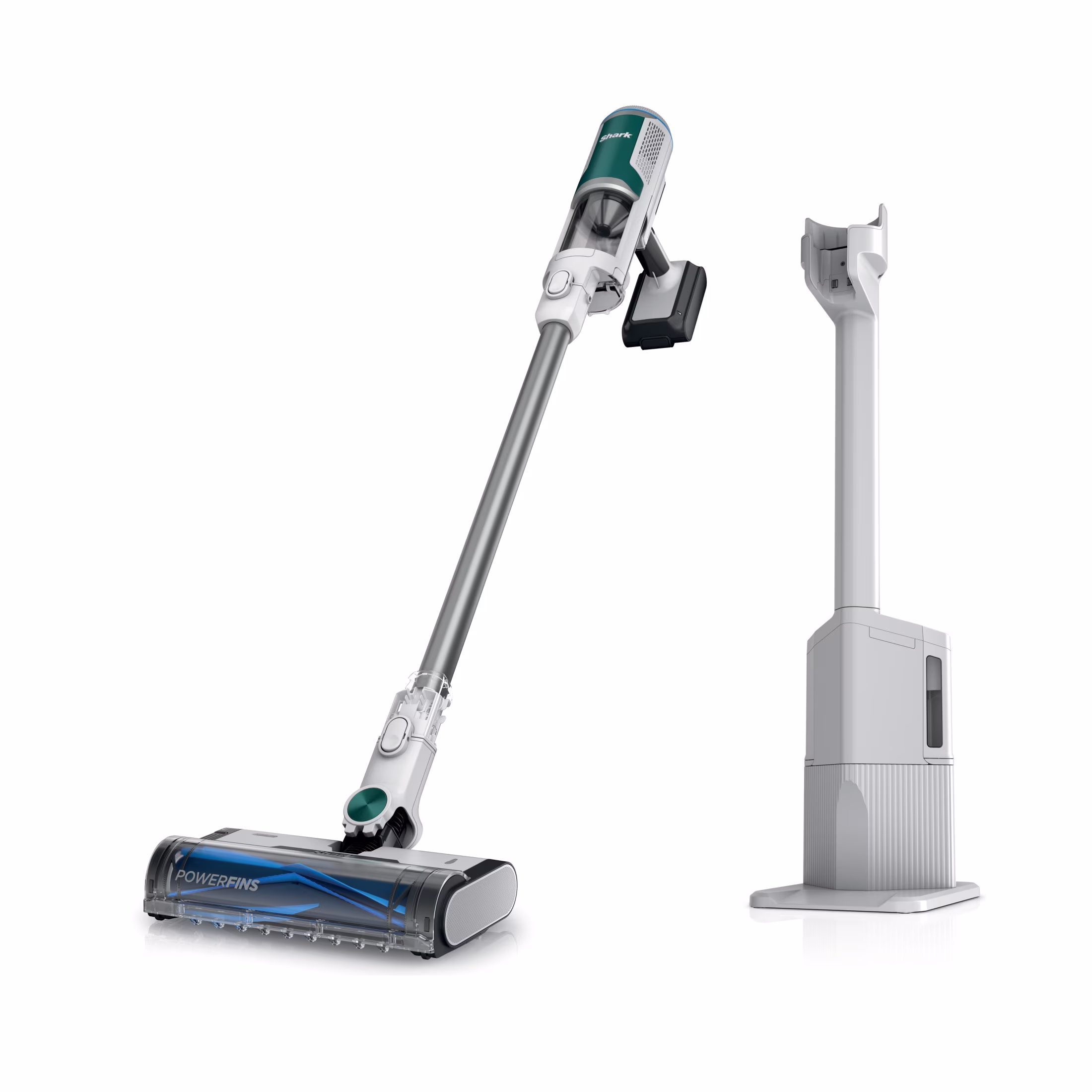 Clean Empty Cordless Stick Vacuum, Carpet and Hardfloors, Auto Empty Base, Self Cleaning Brushroll, HEPA Filter, BU3120 White(White+Bold Magenta) Image 3
