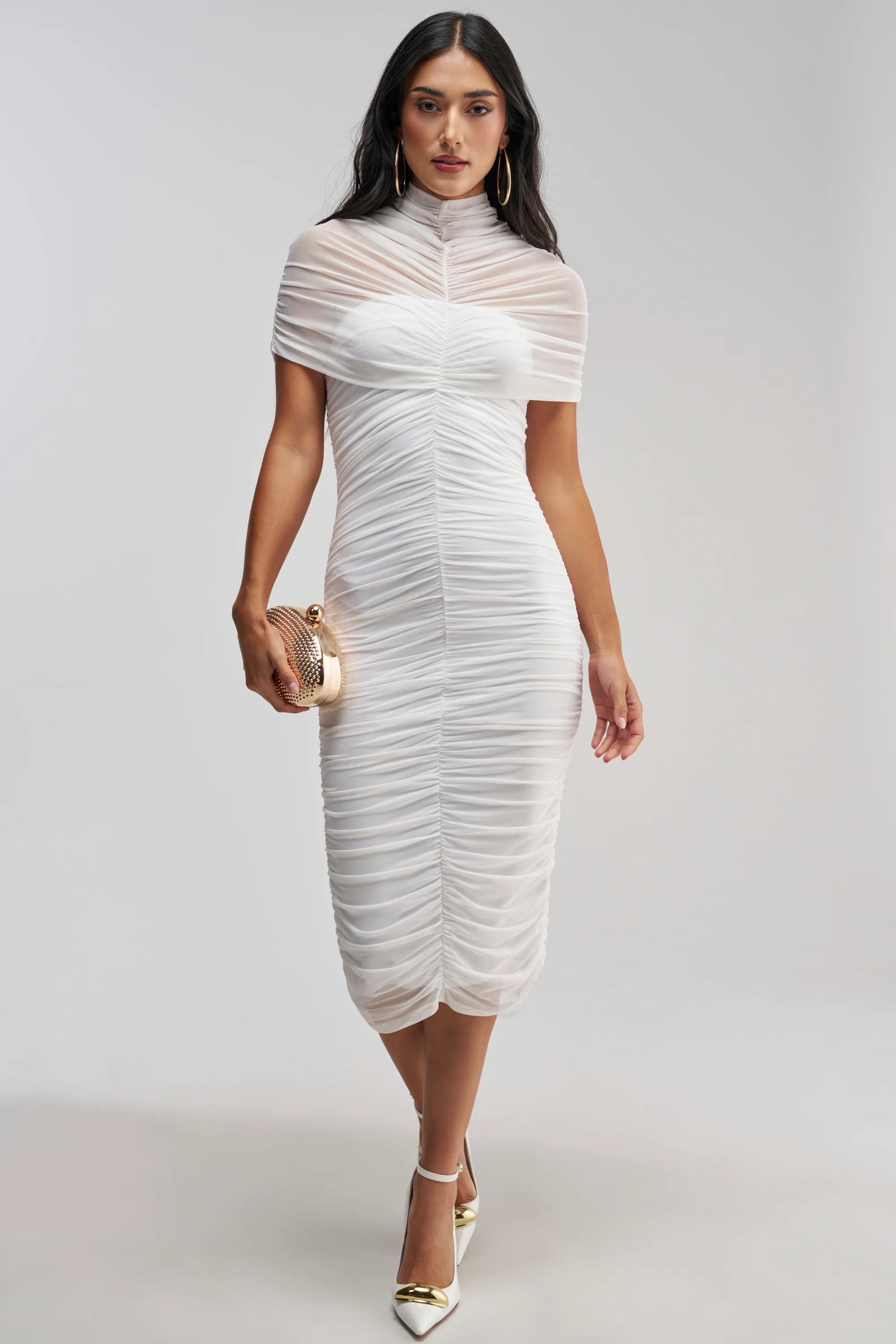 FIRST CLASS FANTASY MESH MIDI DRESS - Akira Store