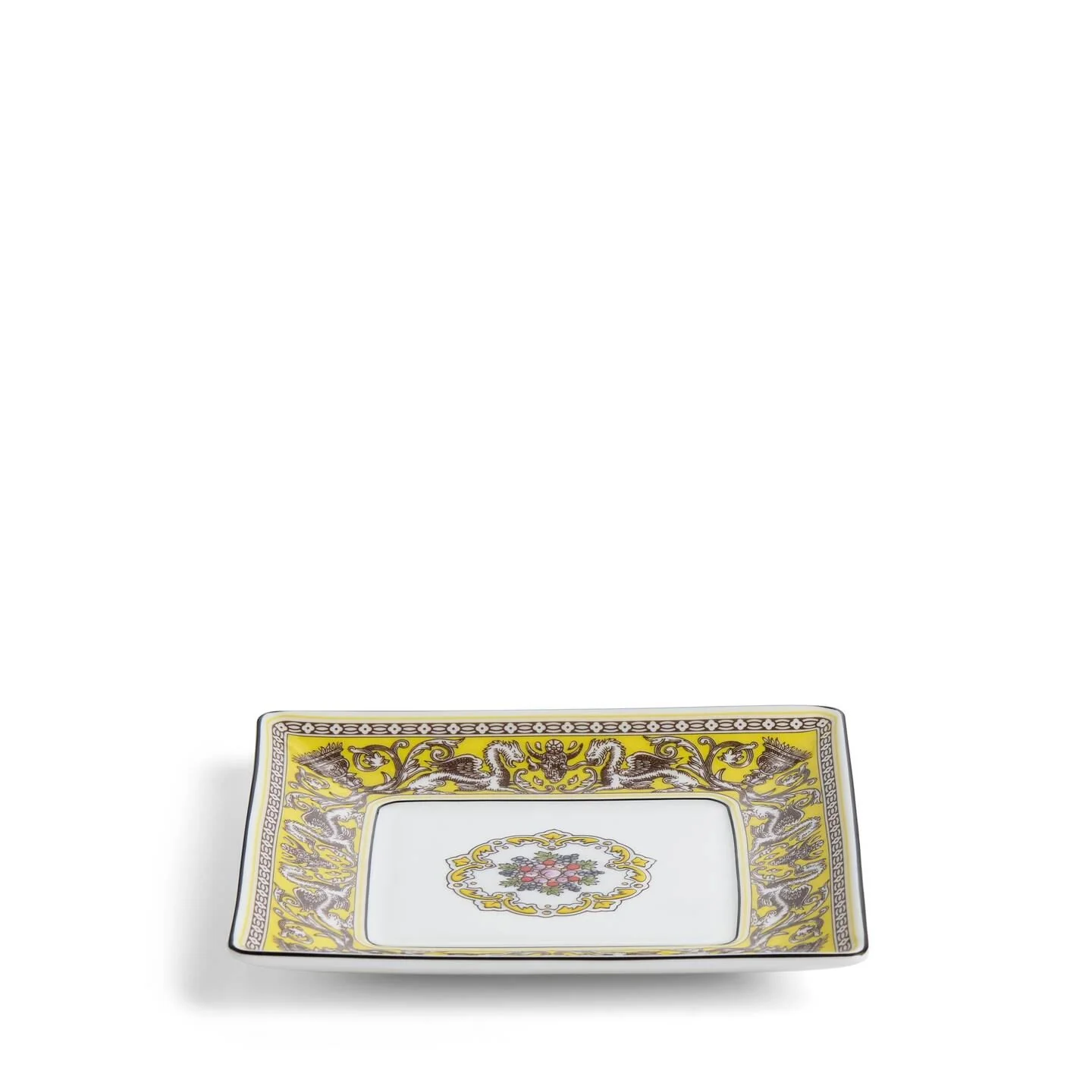 Florentine Citron Square Tray