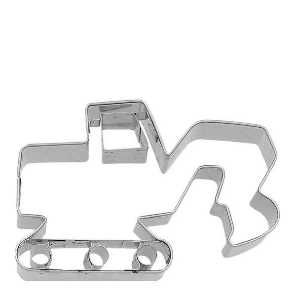 Cookie Cutters pepperkakeform gravemaskin 8,5 cm rustfritt stål