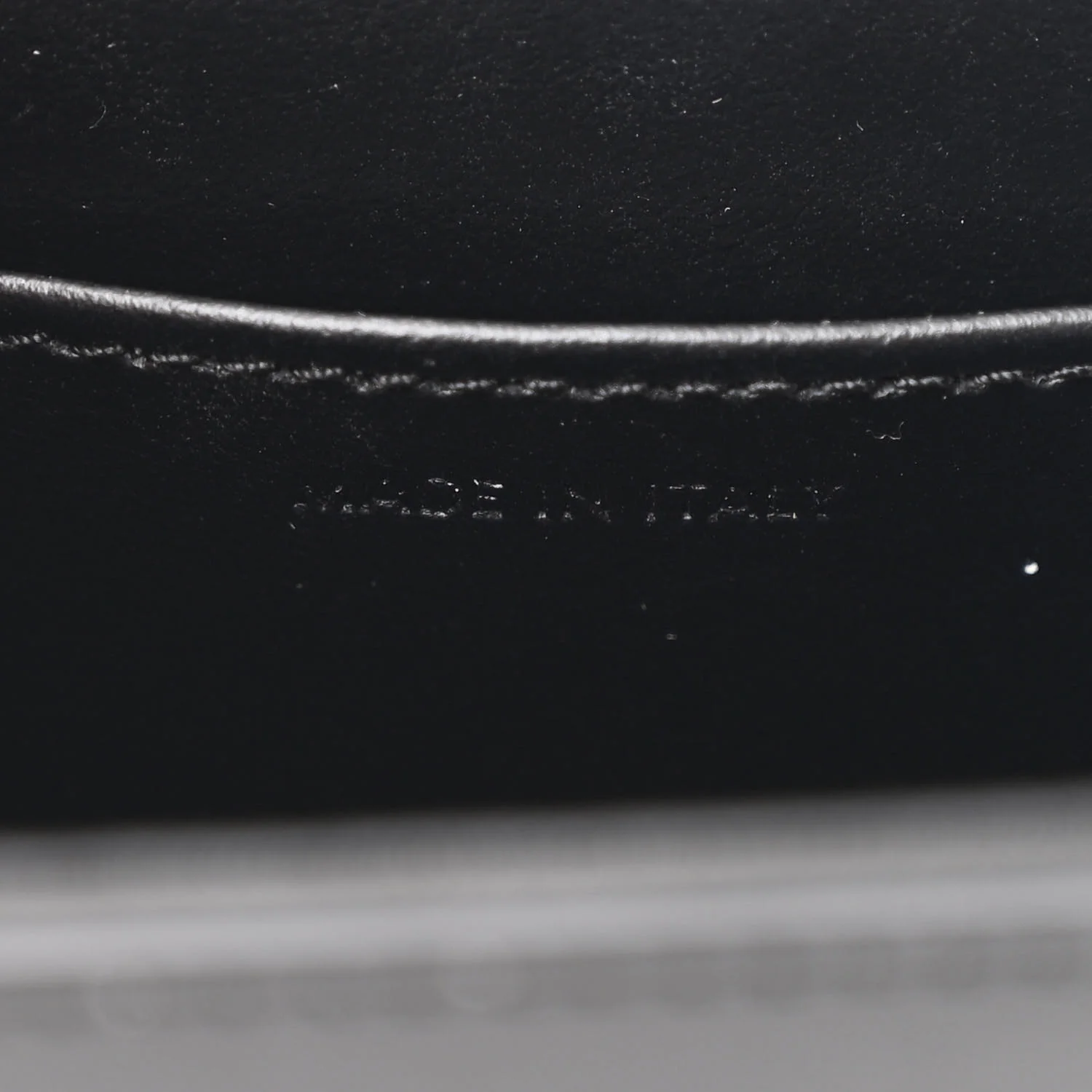 Shiny Calfskin Mini Triomphe Black