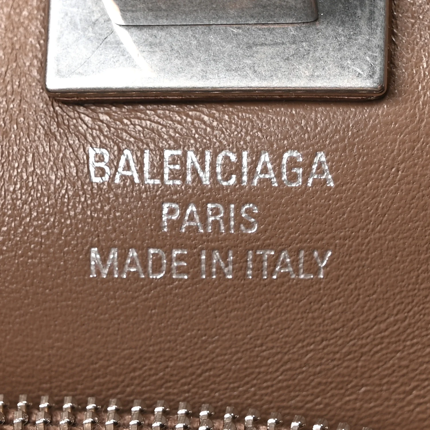Smooth Calfskin Small Bel Air Carry All Bag Dark Taupe