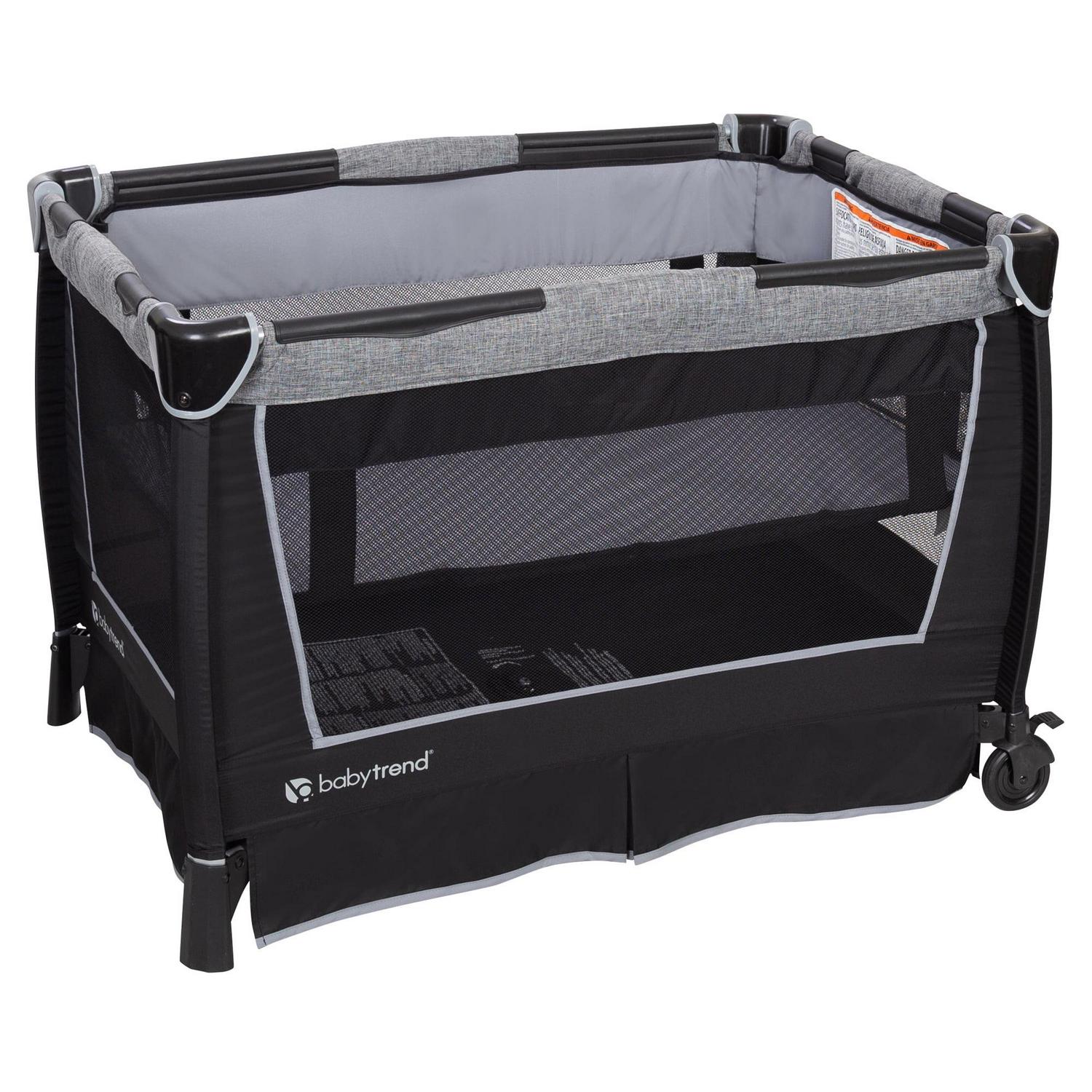 Simply Smart Nursery Center Playard with Bassinet and Travel Bag Whisper Grey - Image 7